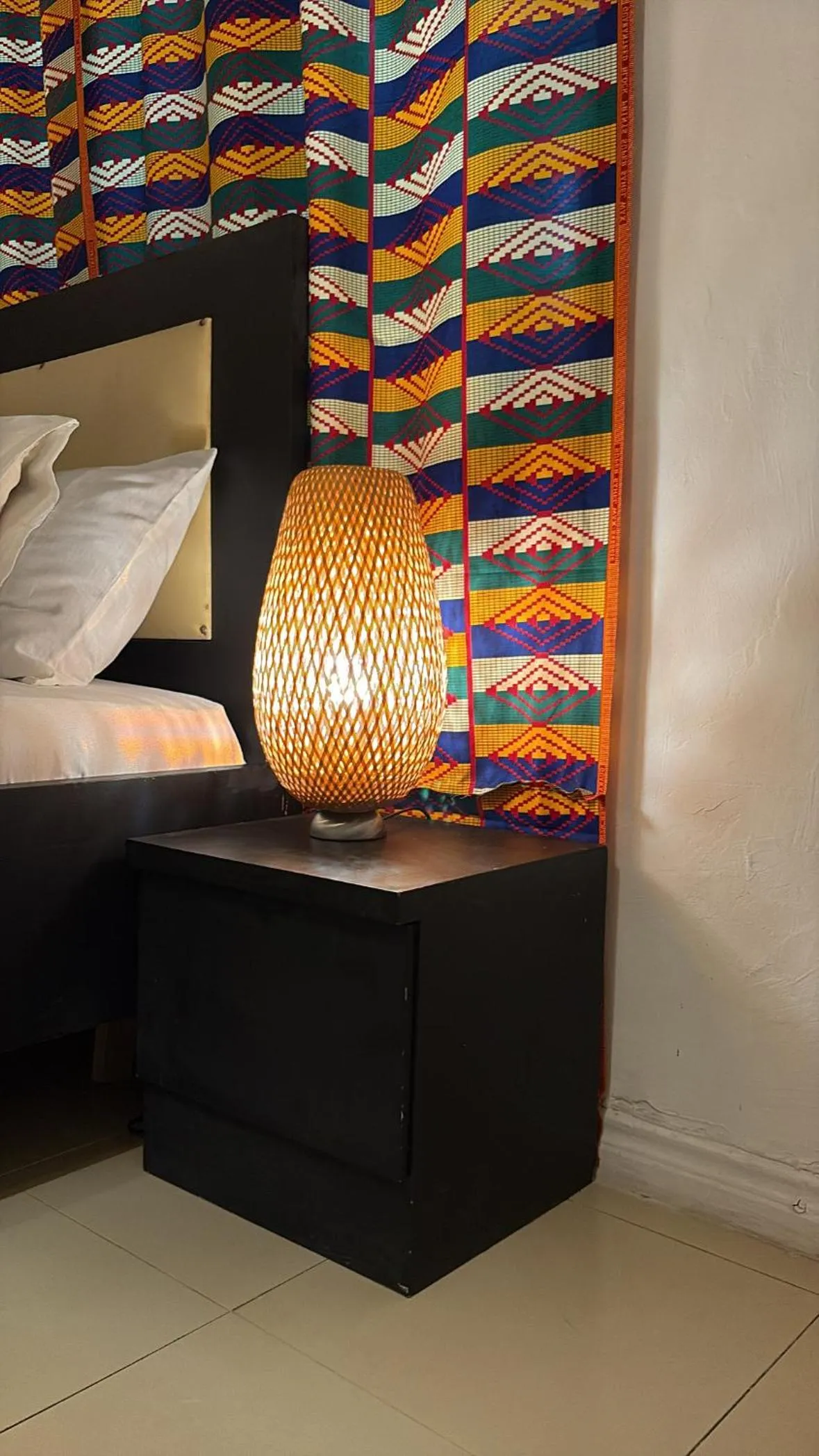 Bed in African Treasure Beach Resort