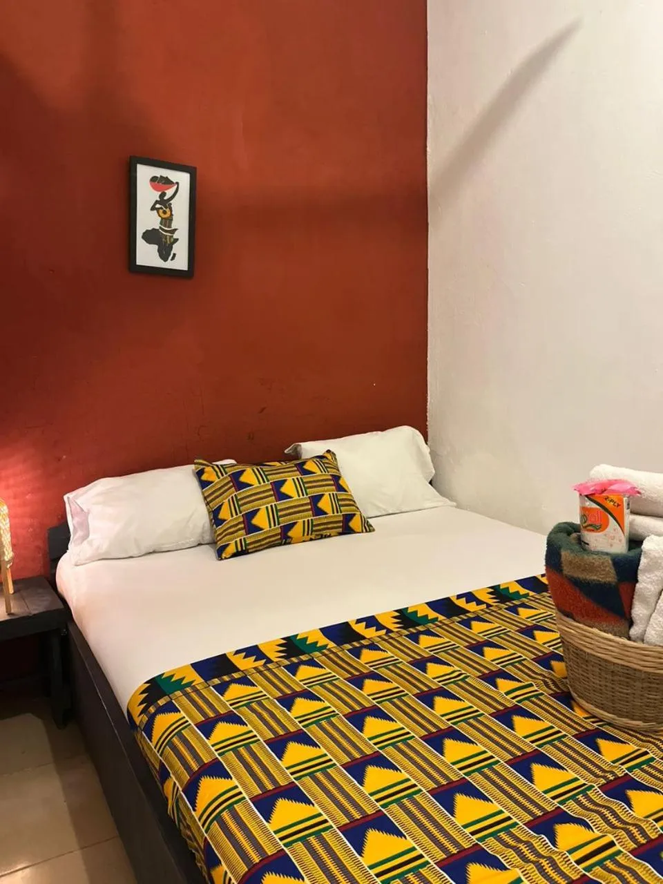 Bed in African Treasure Beach Resort
