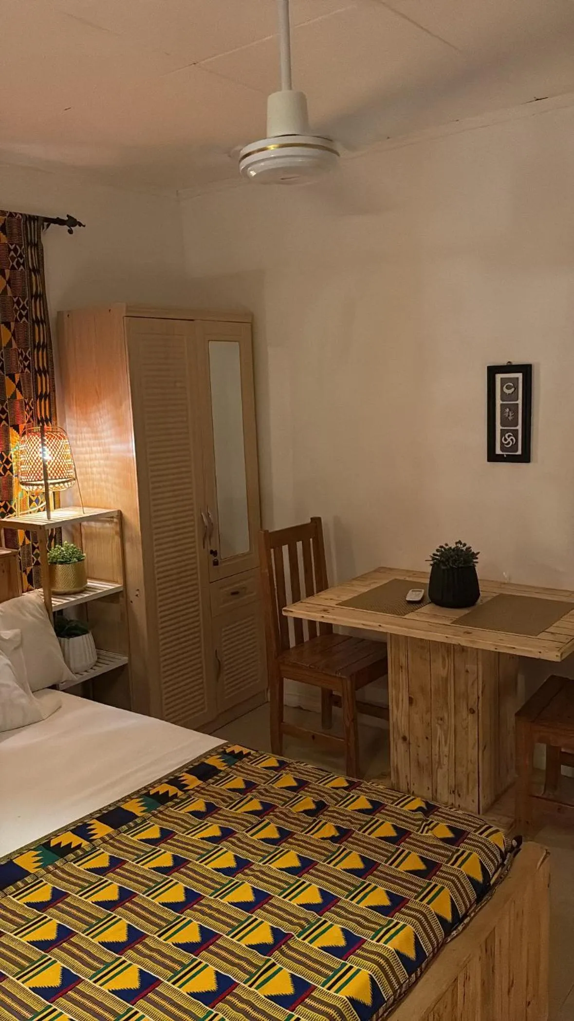 Bed in African Treasure Beach Resort