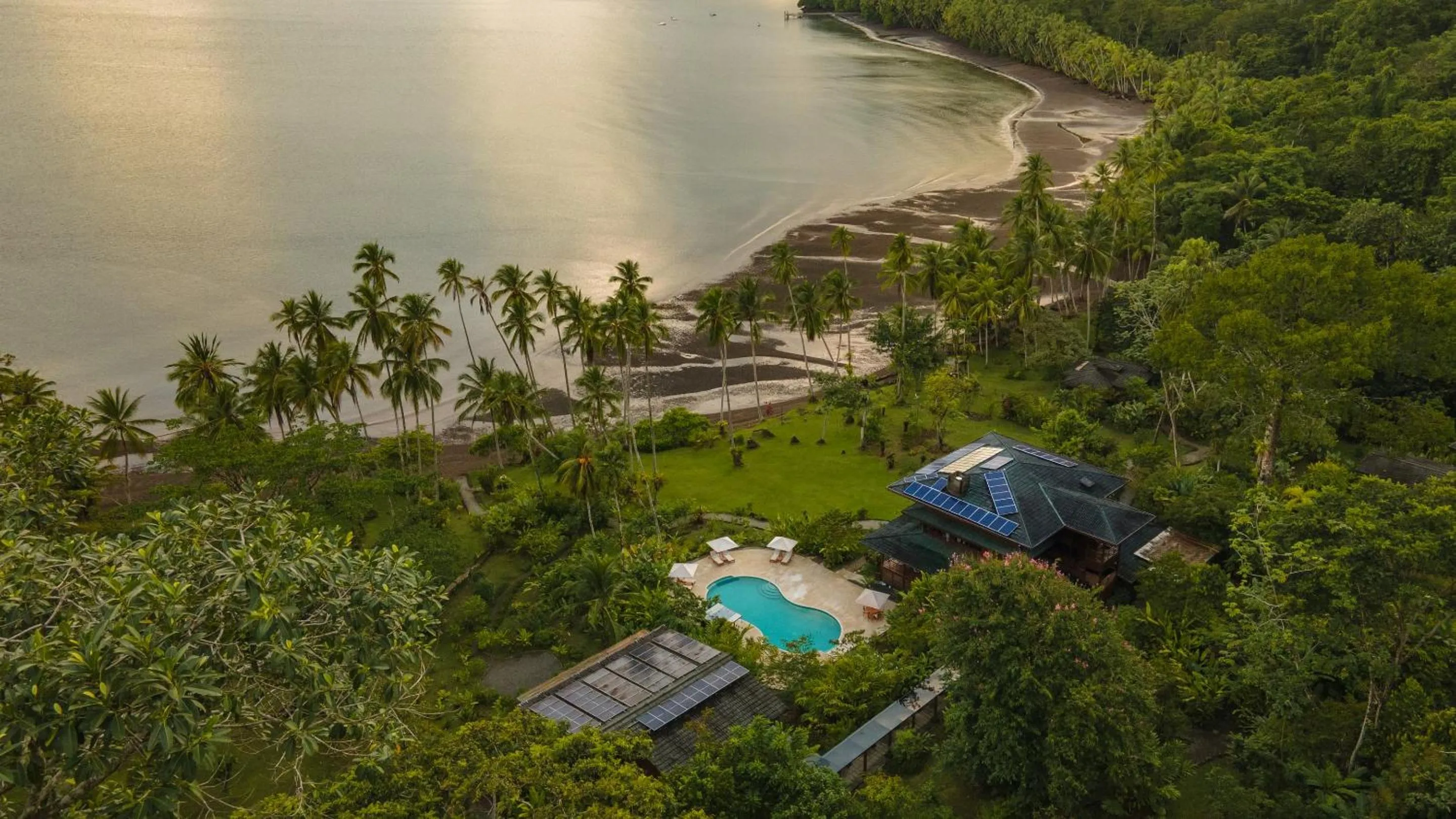 Bird's eye view in Playa Cativo Lodge