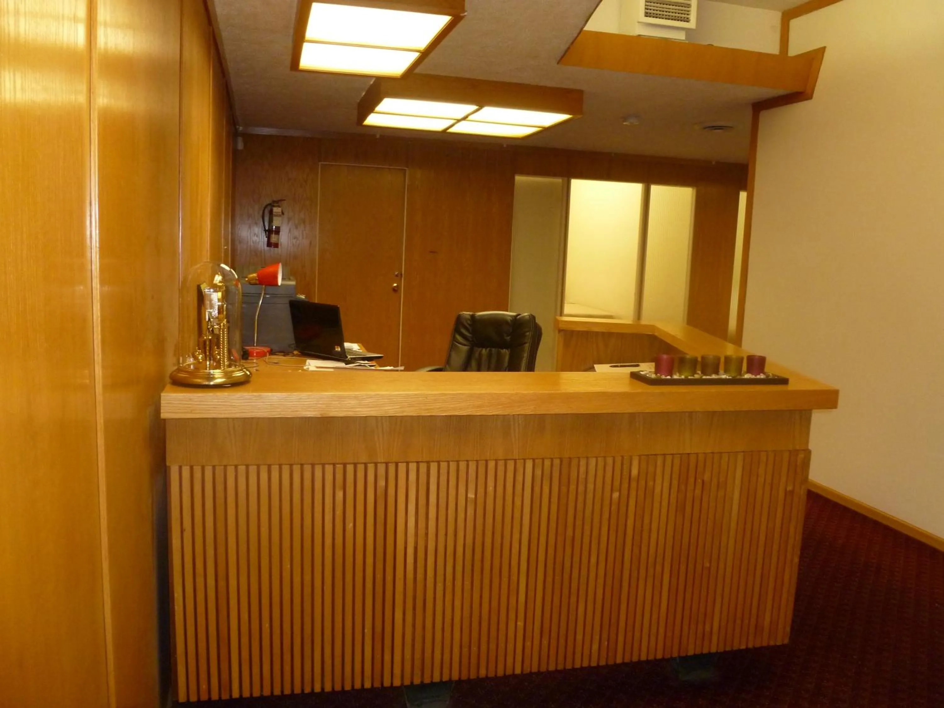 Lobby or reception in Vernon Hostel