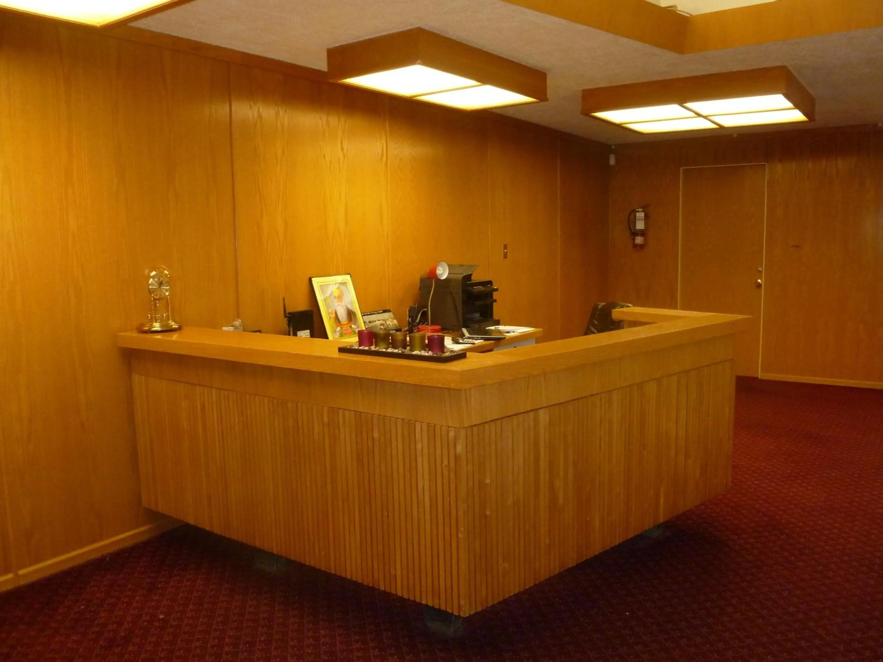 Lobby or reception in Vernon Hostel