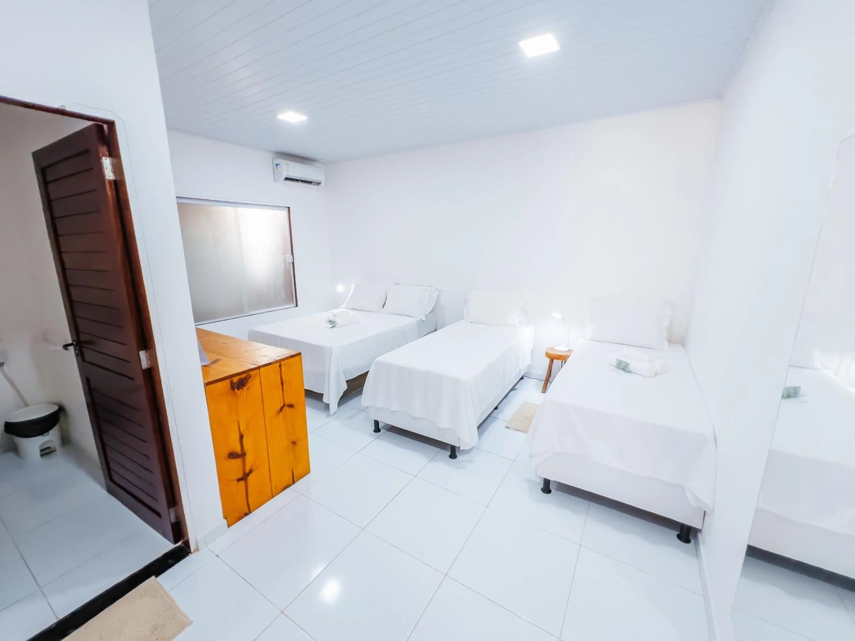 Bed in Pousada do Enildo