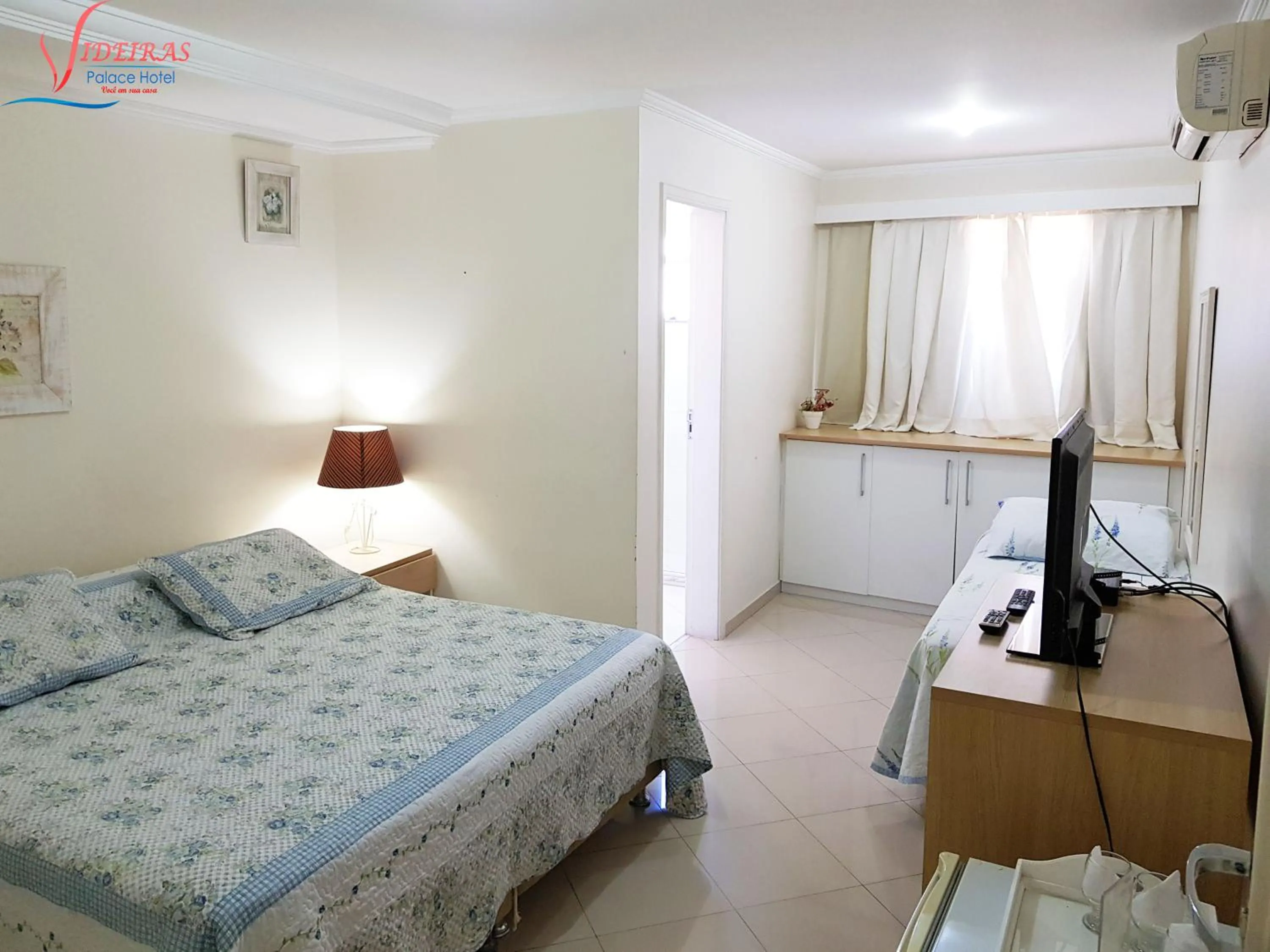 Bed in Videiras Palace Hotel