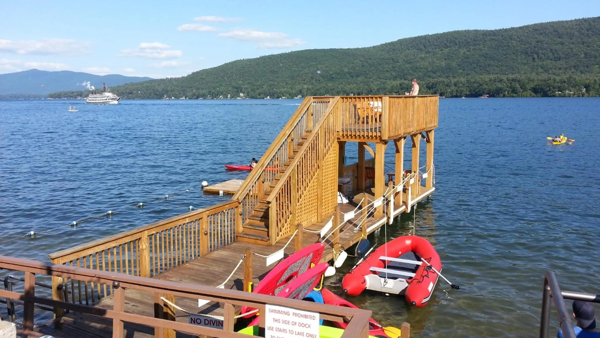 Balcony/Terrace in The Lake Motel