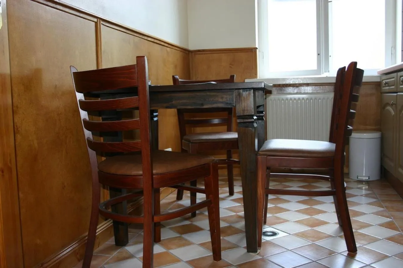 Kitchen or kitchenette in Pensionszimmer Unicat