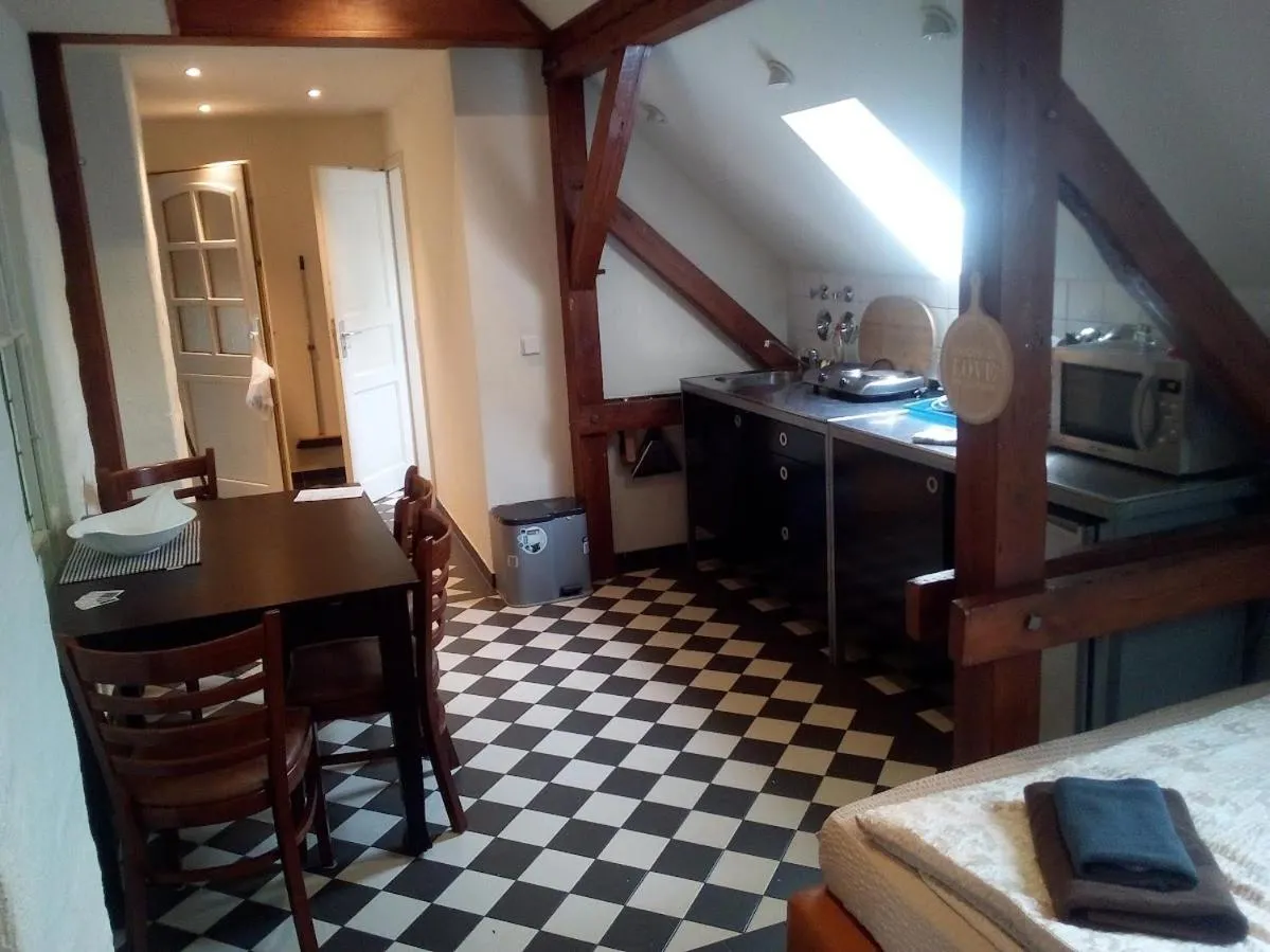 Kitchen or kitchenette in Pensionszimmer Unicat