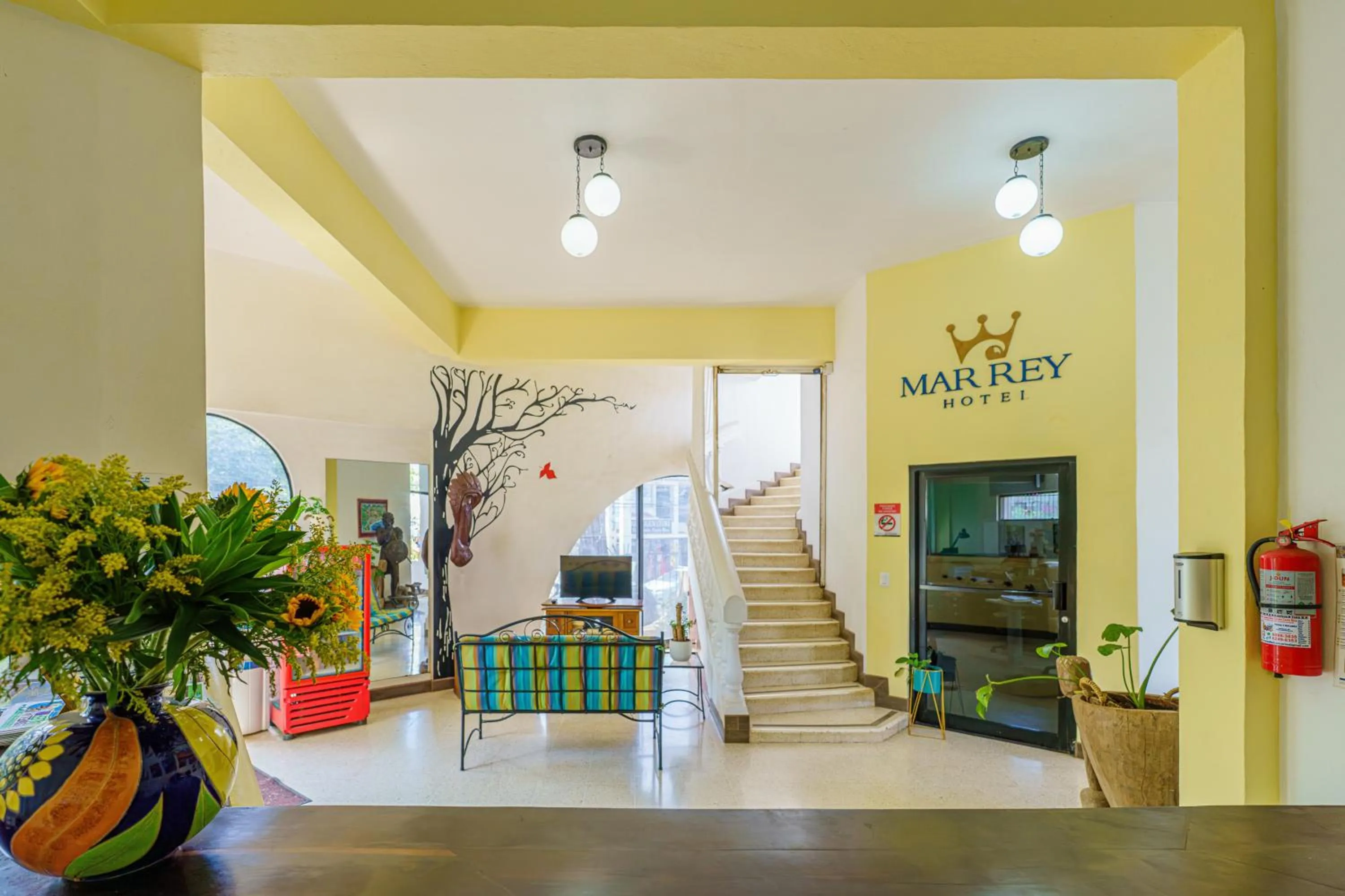 Lobby or reception in Hotel Mar Rey