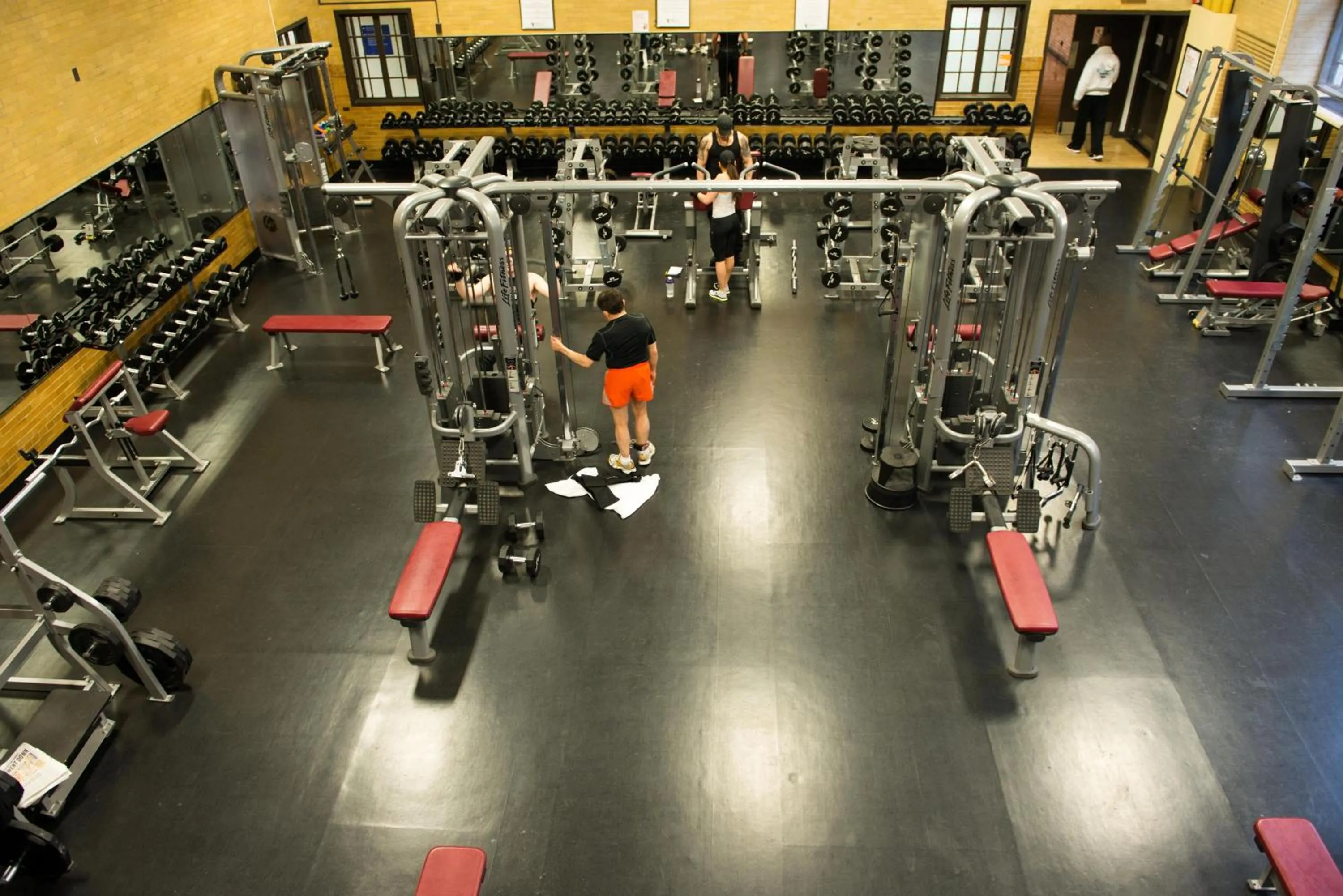 Fitness centre/facilities in West Side YMCA