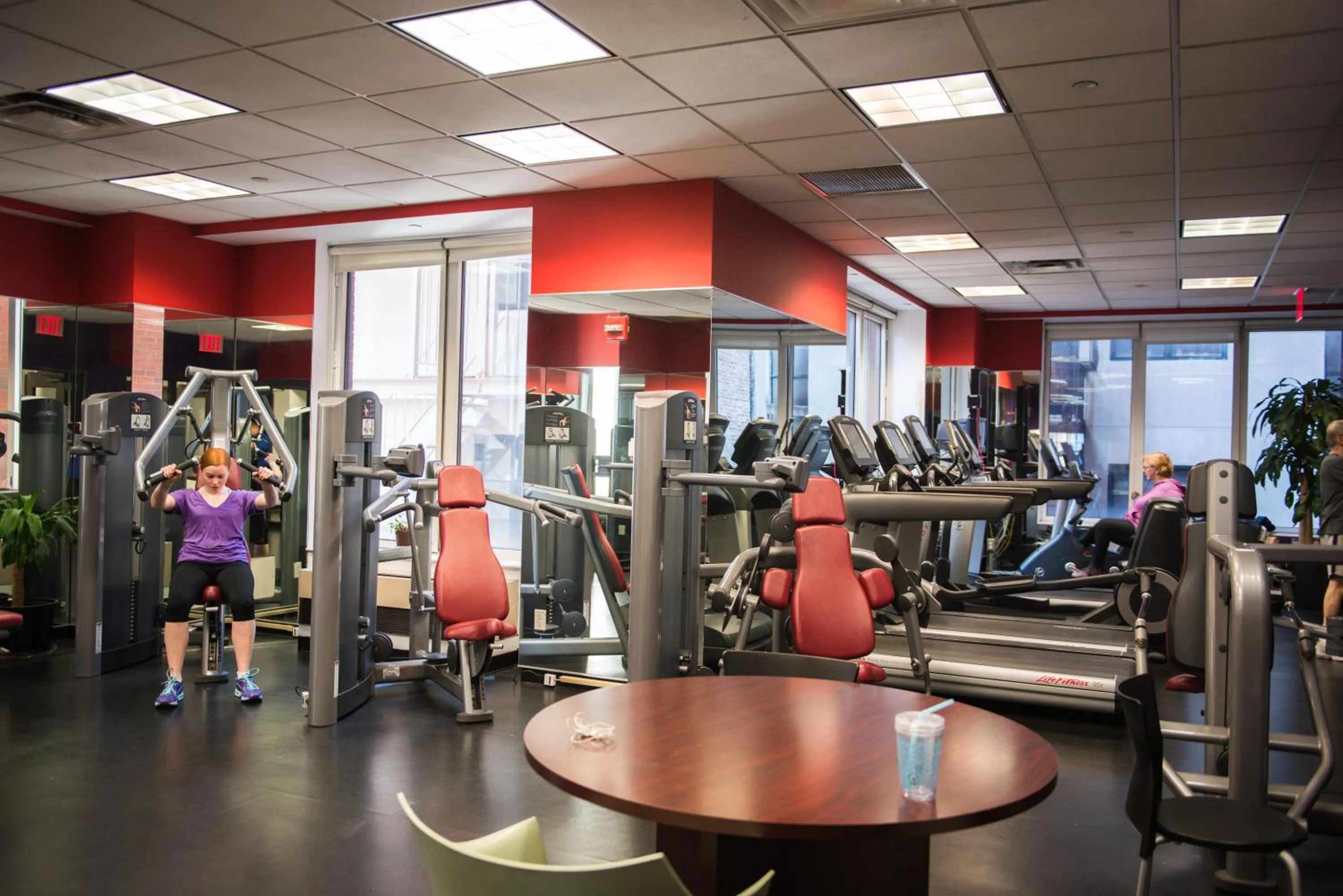 Fitness centre/facilities in West Side YMCA