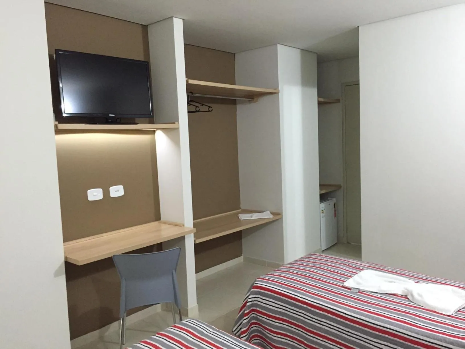 Bed in Itumbiara Palace Hotel