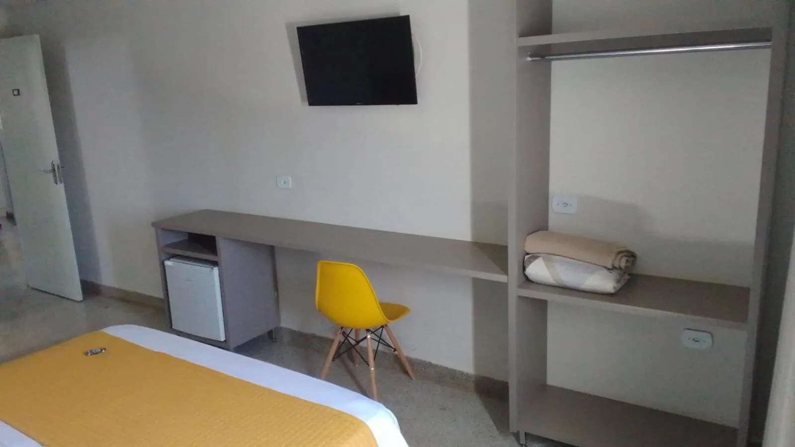 Bed in Itumbiara Palace Hotel