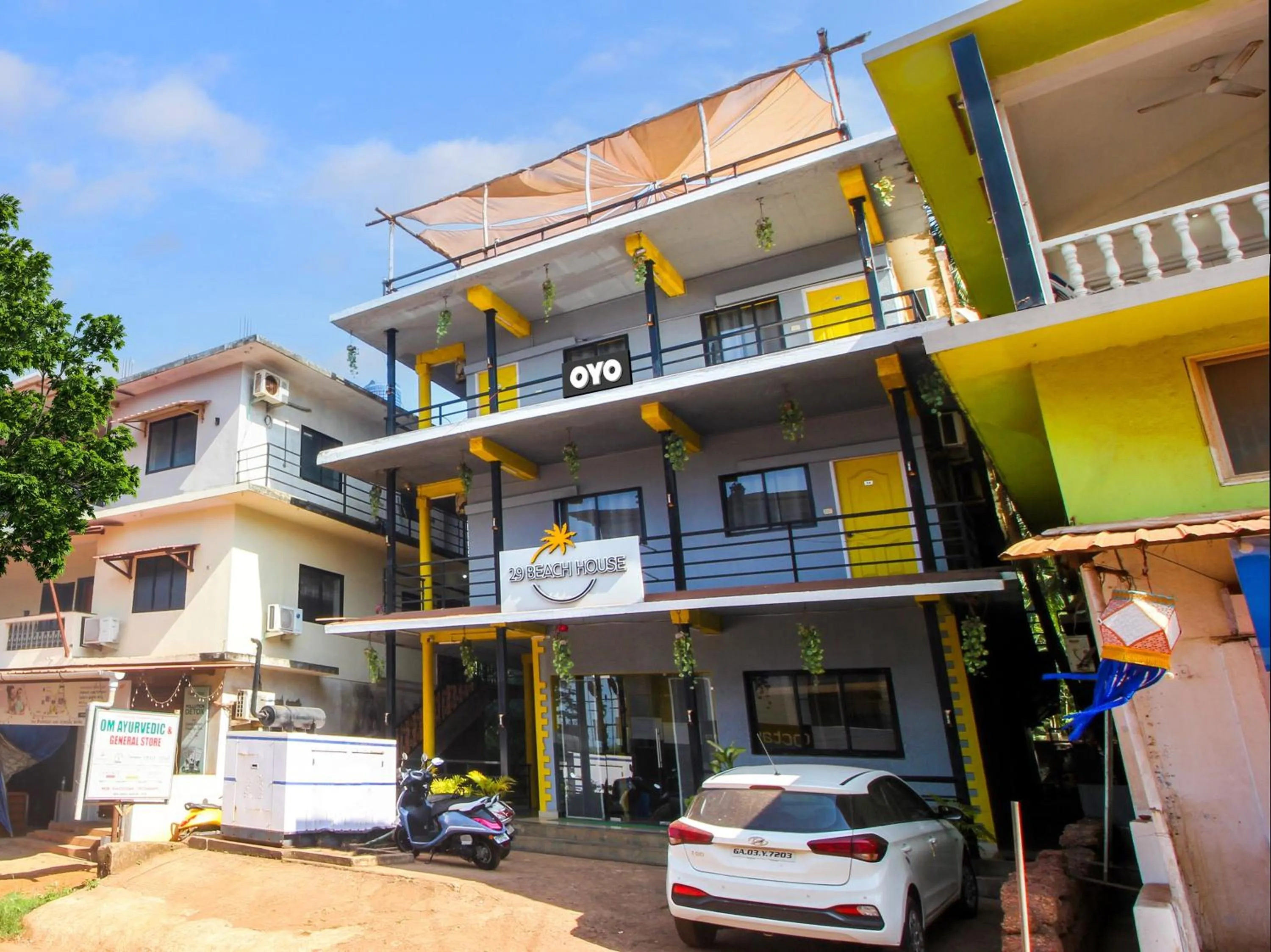 Facade/entrance in Hotel O MAP INN
