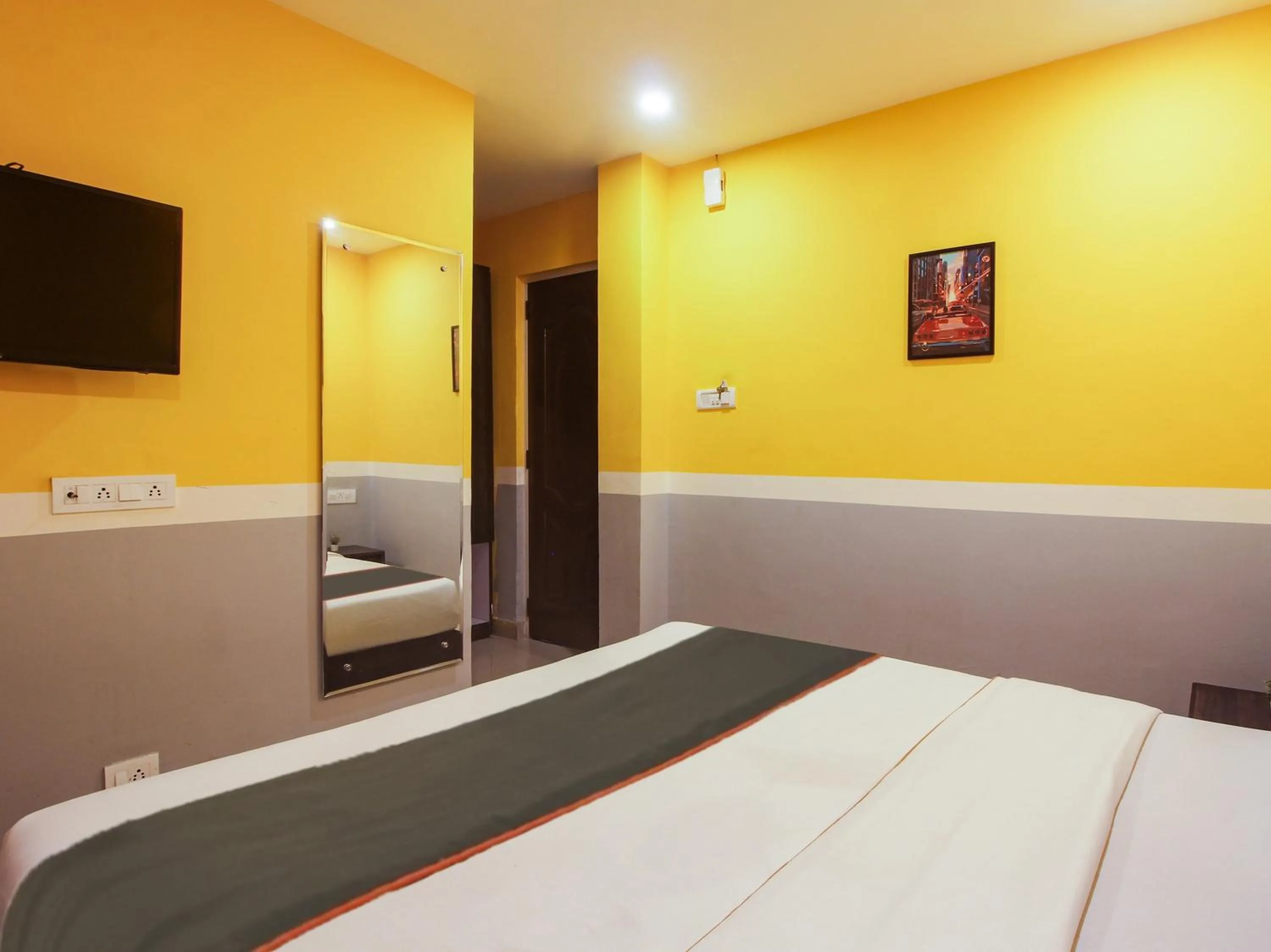 Bedroom, Bed in Hotel O MAP INN