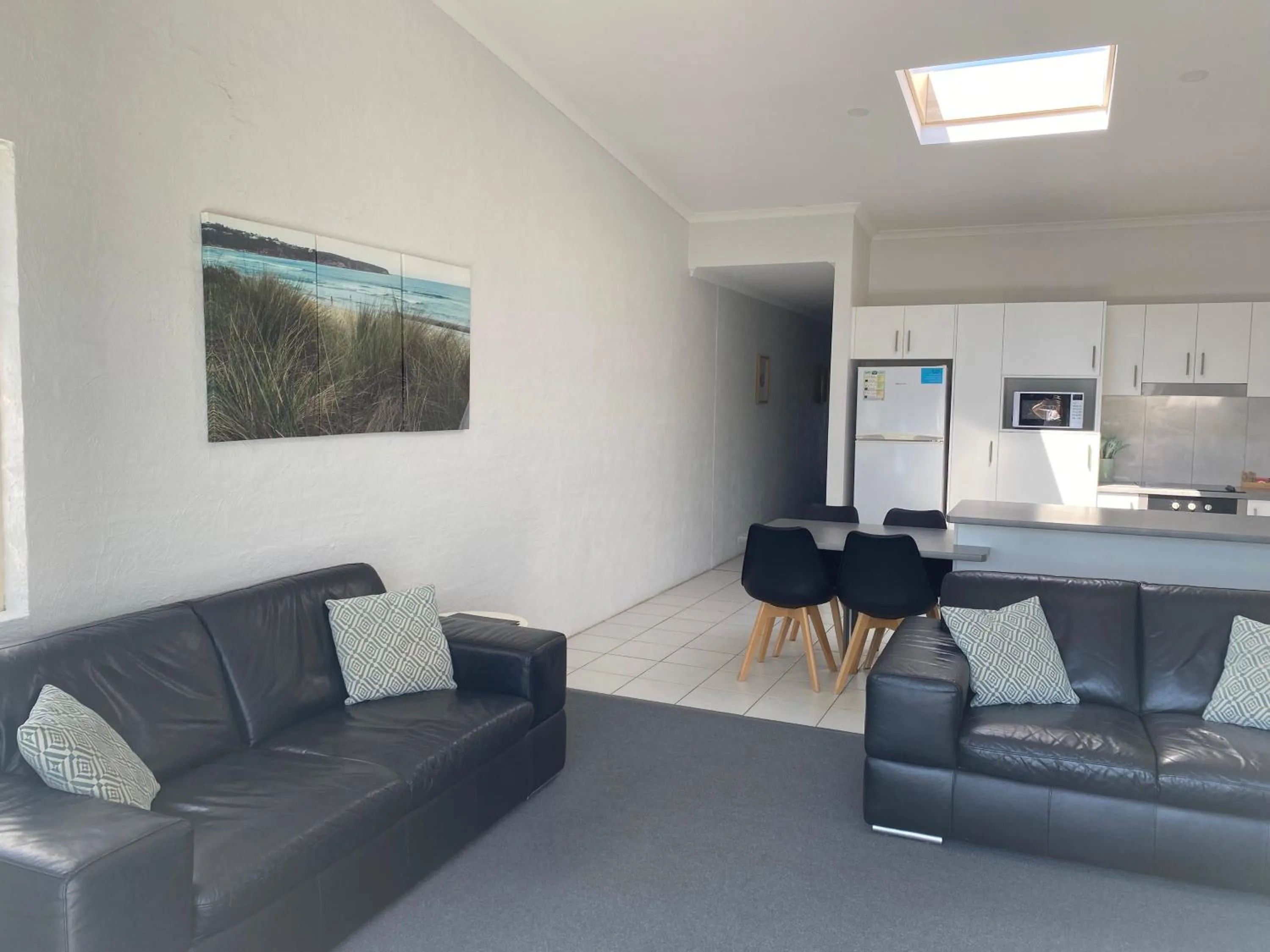 Living room in Merimbula Lake Apartments