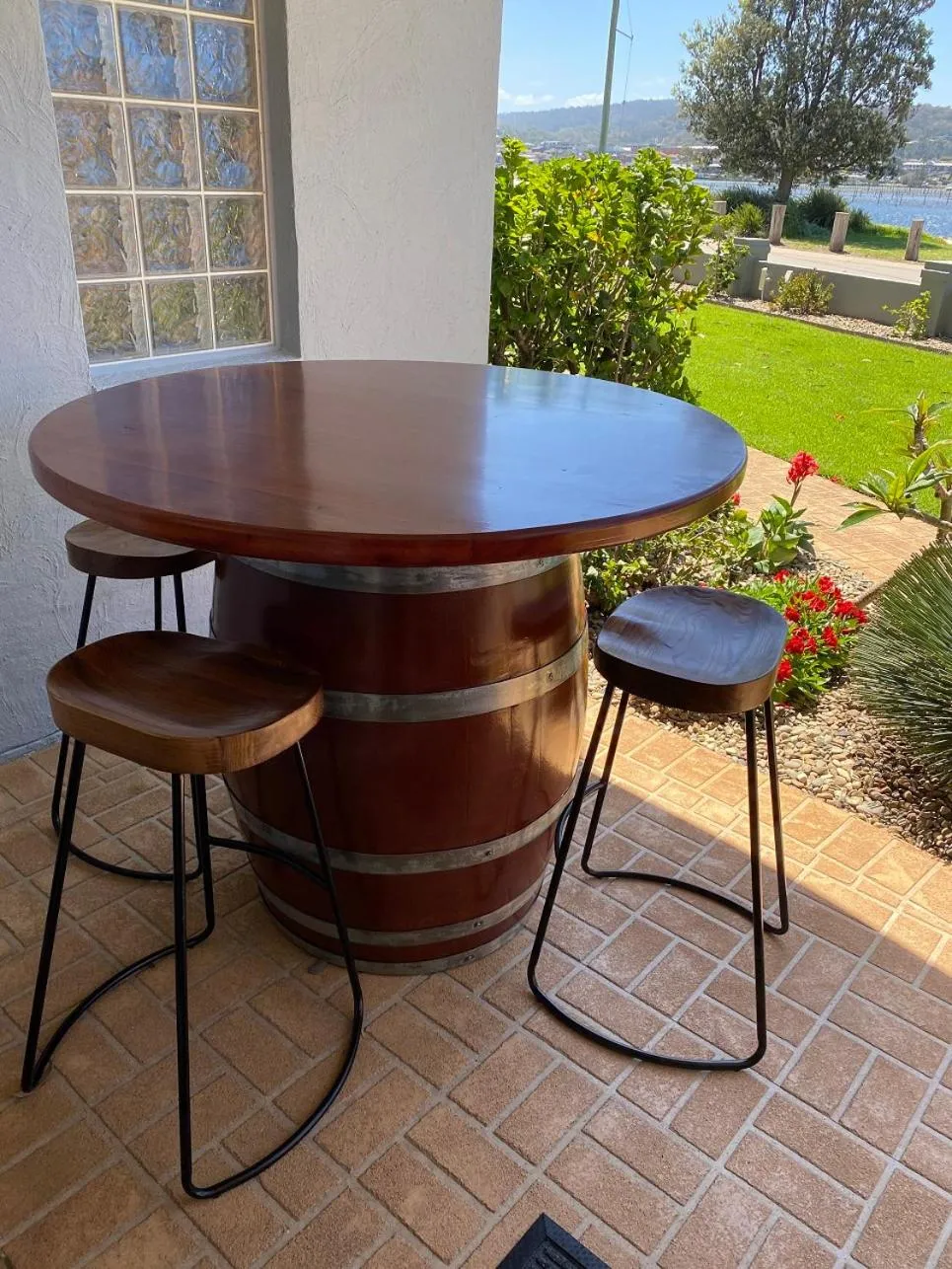 Patio in Merimbula Lake Apartments