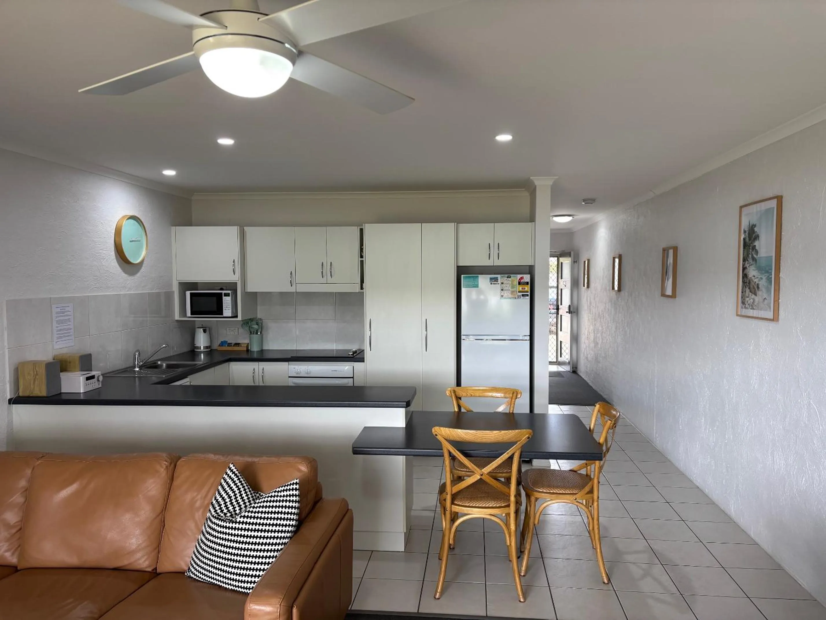kitchen in Merimbula Lake Apartments