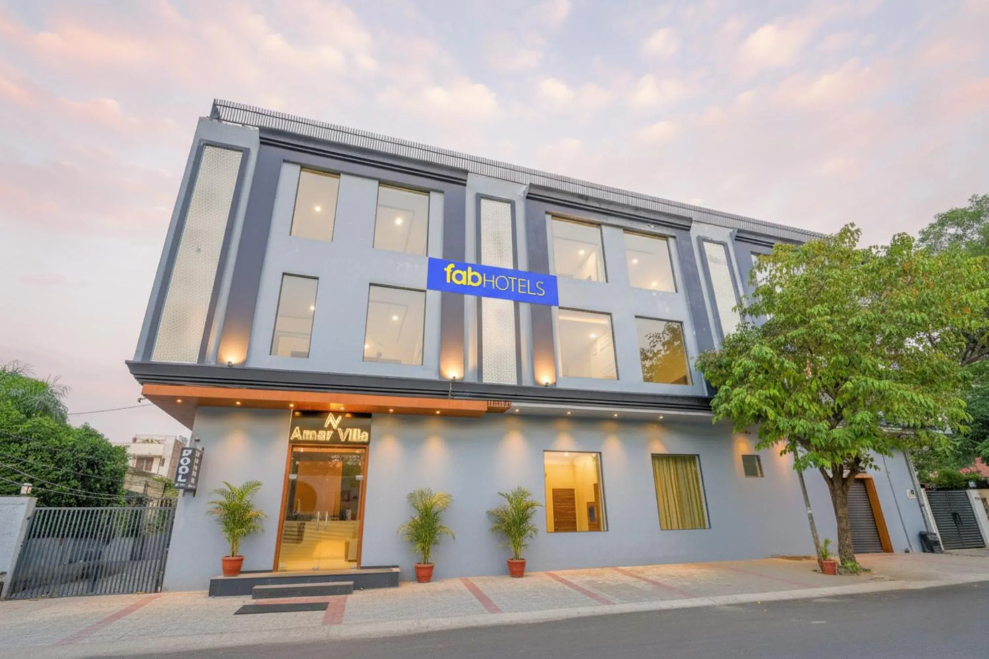 Property building in FabHotel Amar Villa