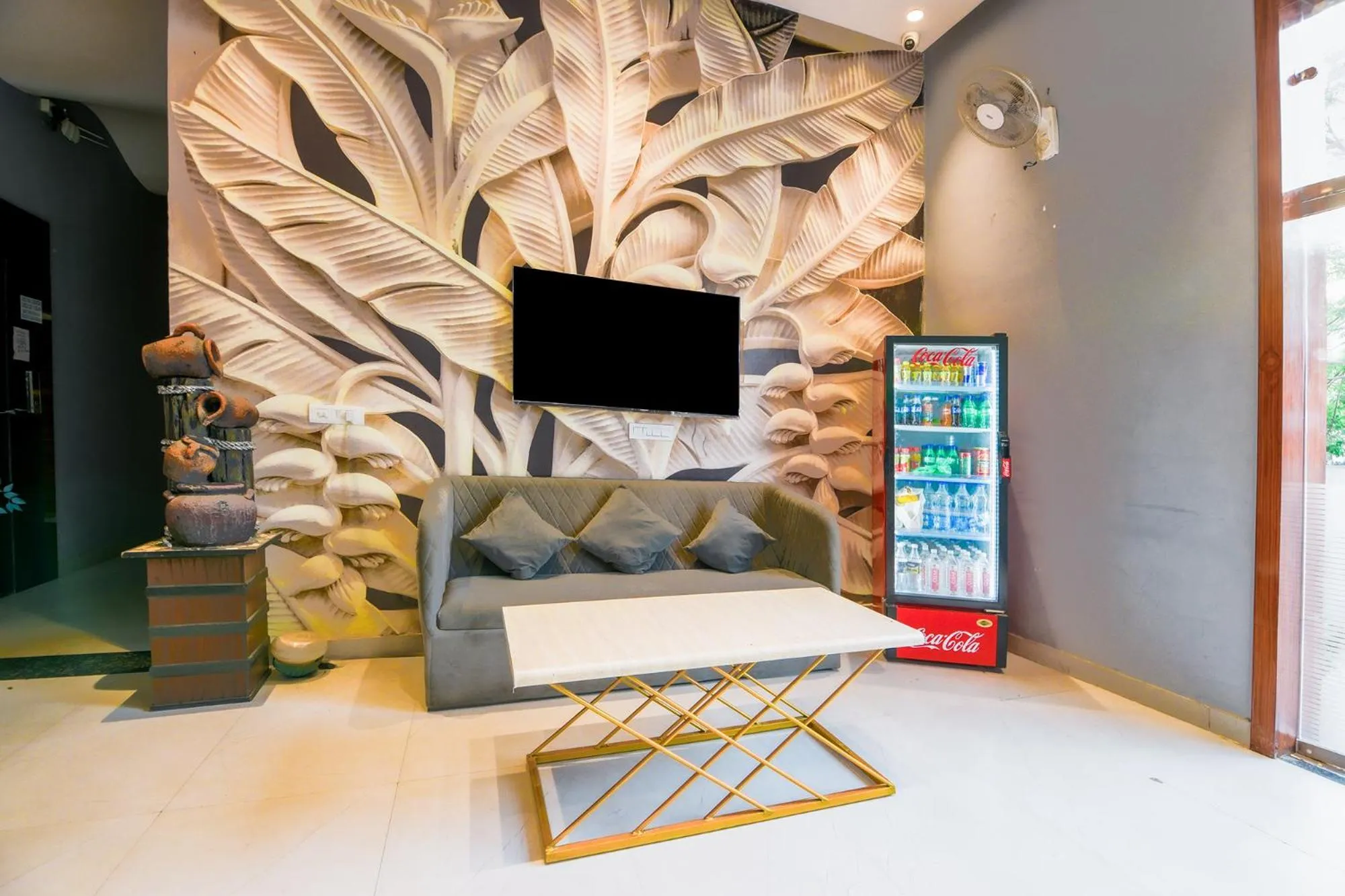 Seating area in FabHotel Amar Villa