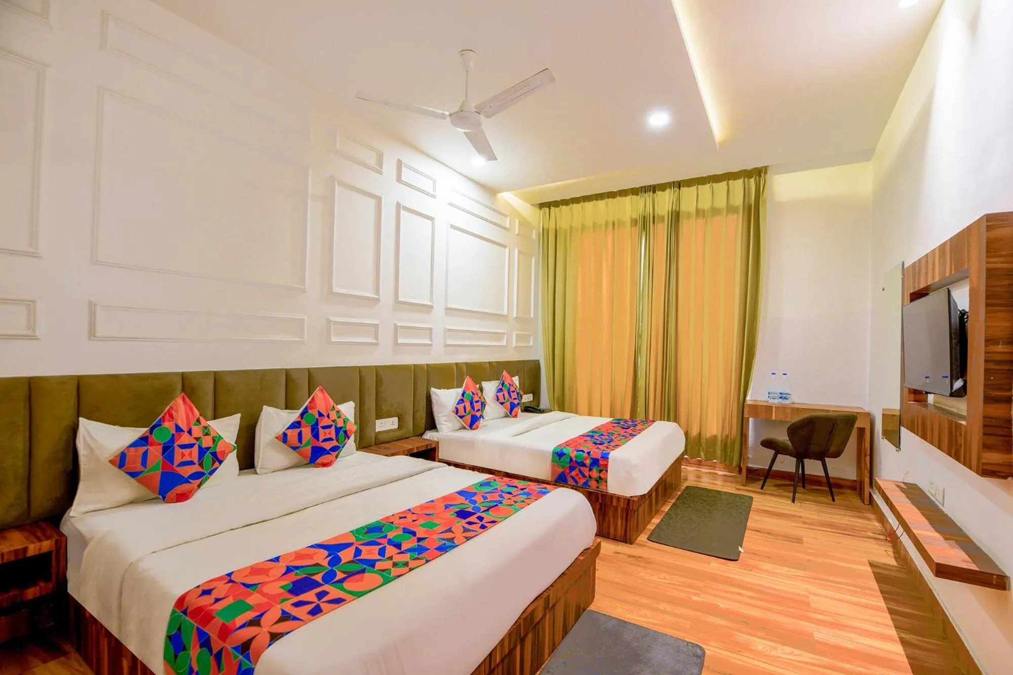 Bed in FabHotel Amar Villa