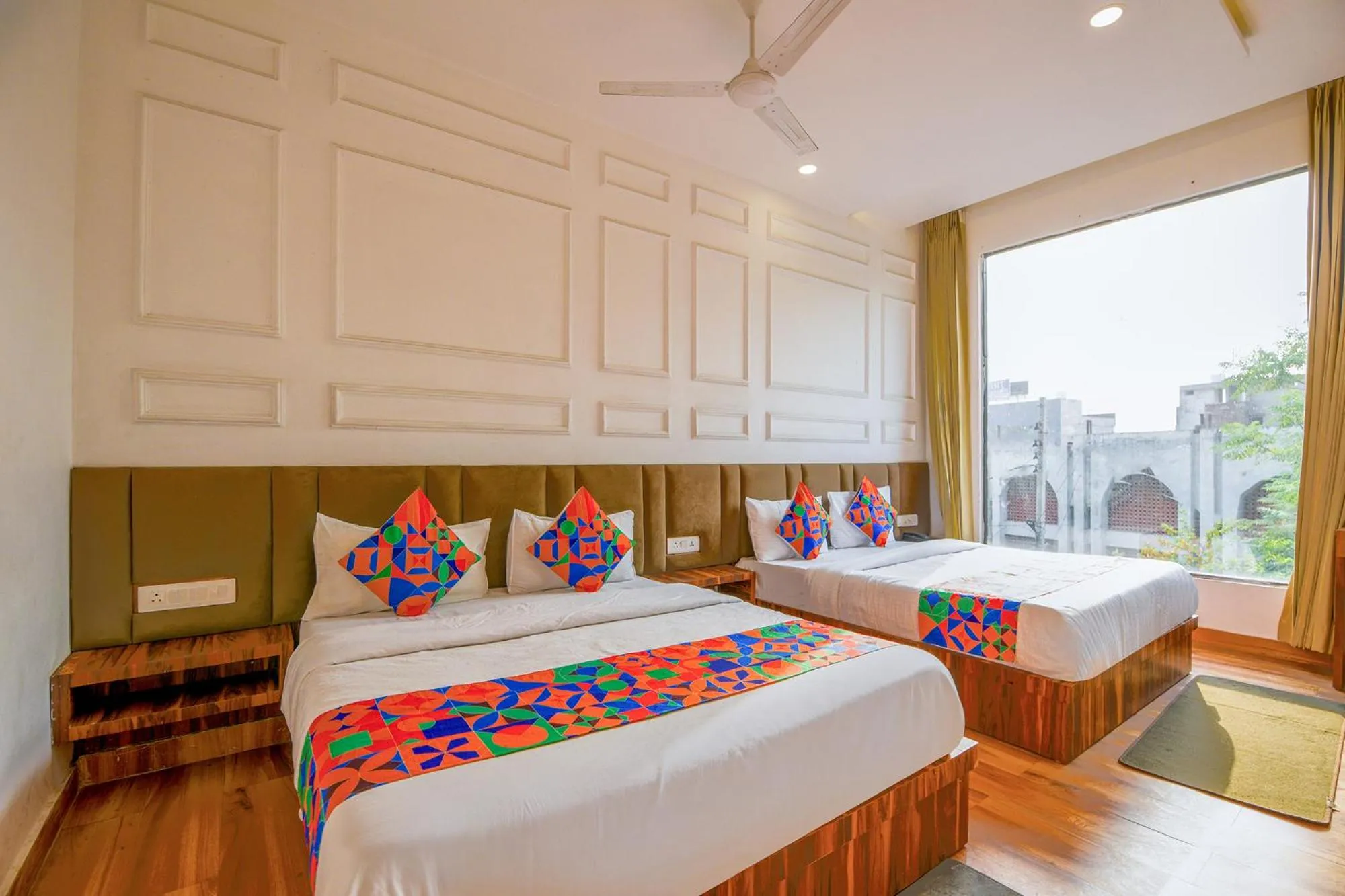 Bed in FabHotel Amar Villa