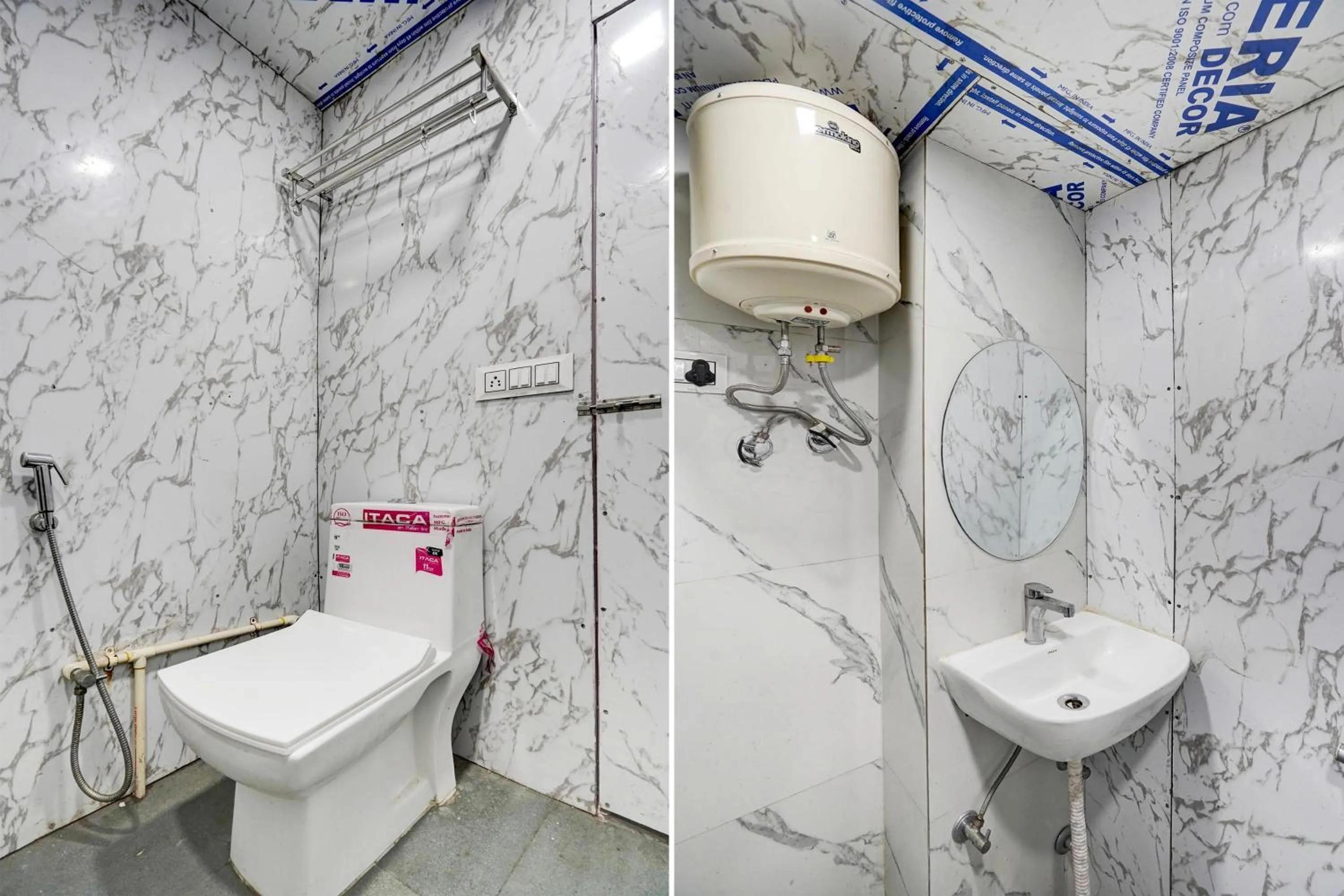 Bathroom in Hotel O POP A Happy Hours Plaza