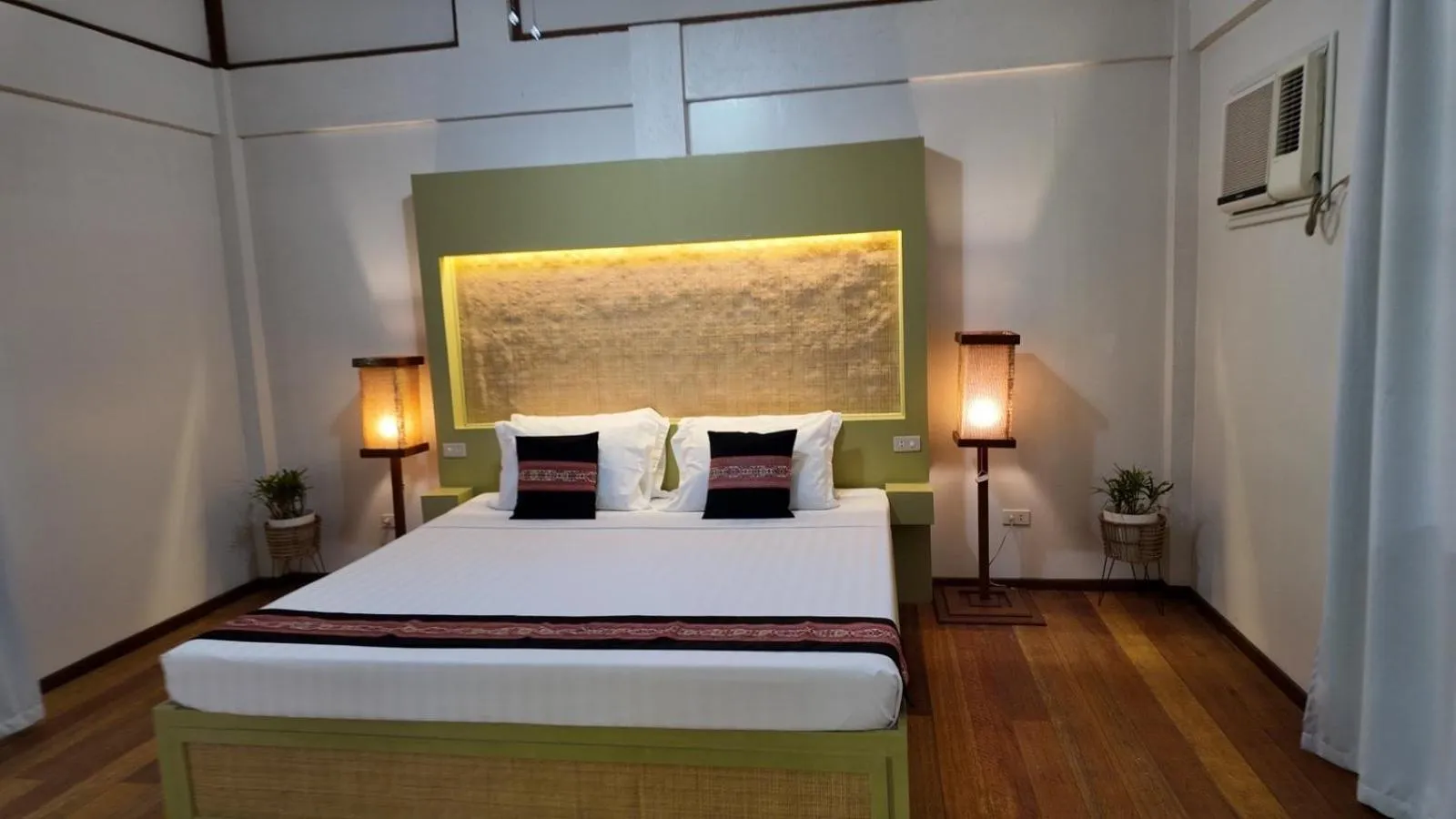 Photo of the whole room, Bed in Asia Grand View Hotel