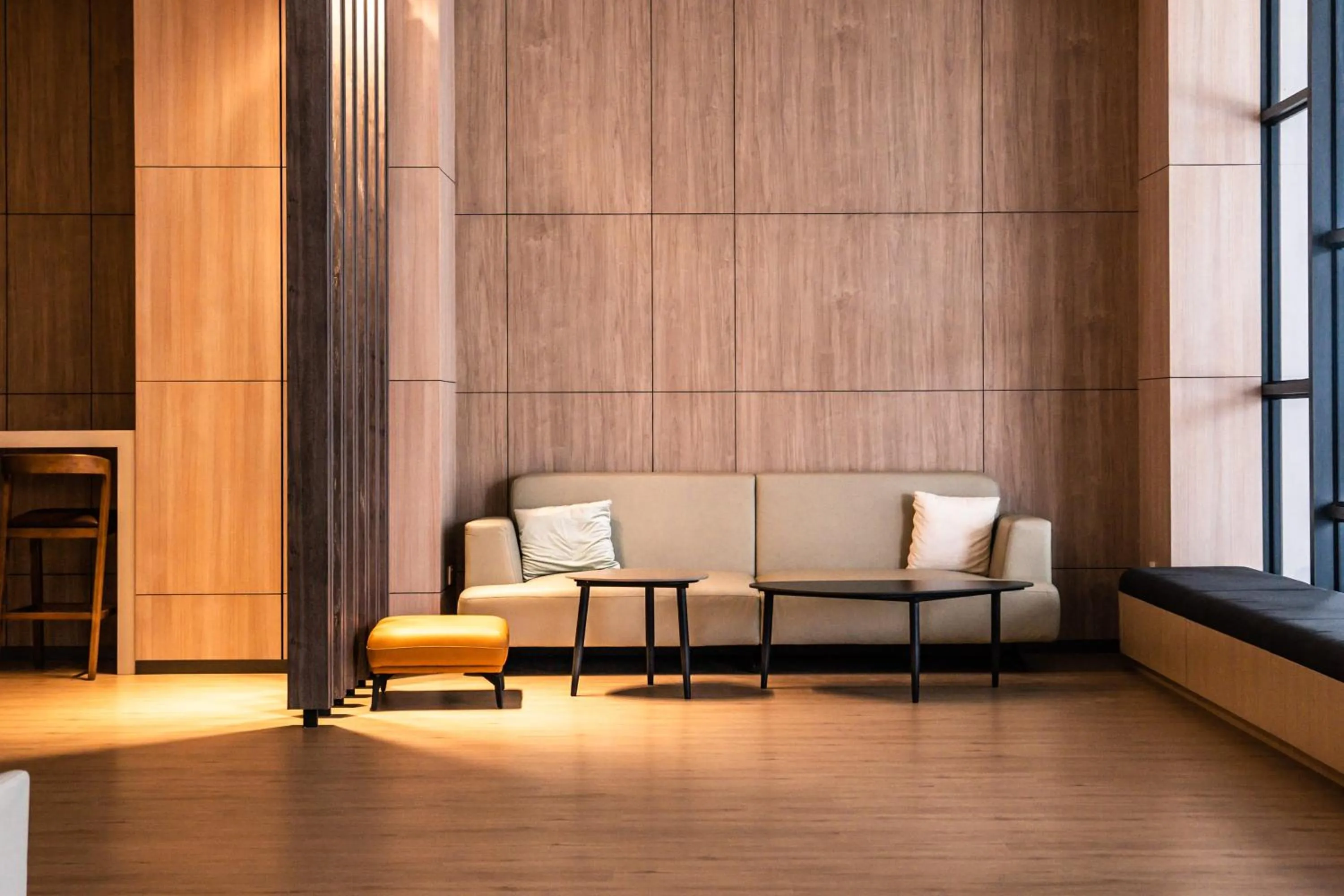 Seating area in K Avenue by Pinstay