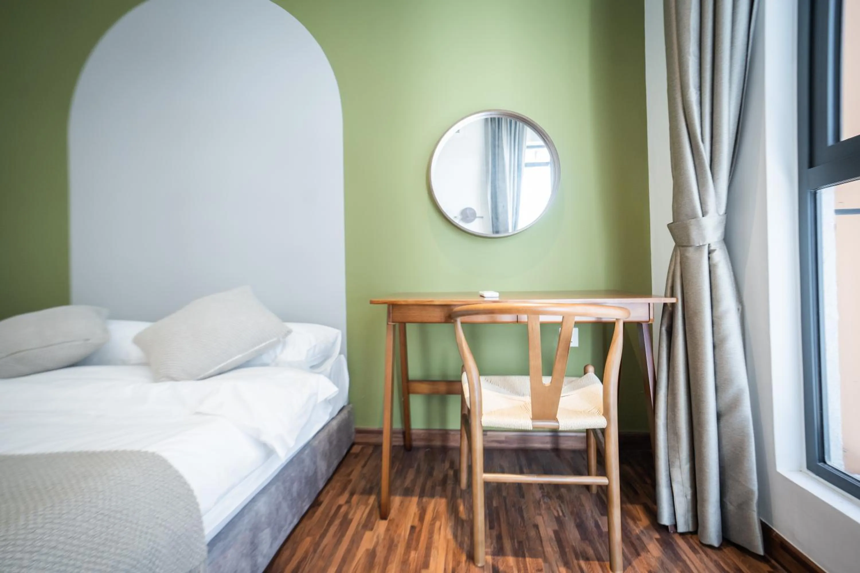 Bedroom, Bed in K Avenue by Pinstay