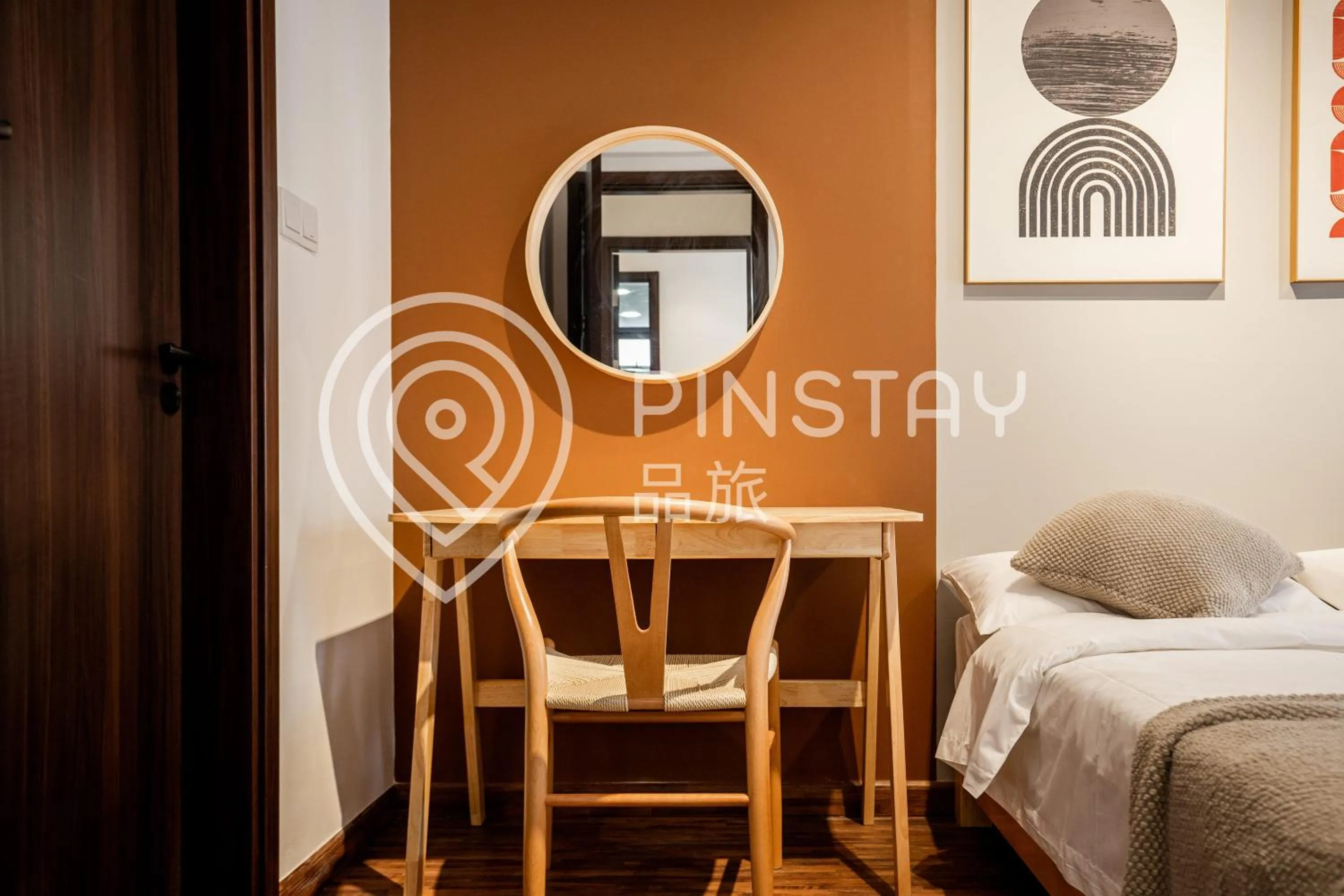 Living room, Bed in K Avenue by Pinstay