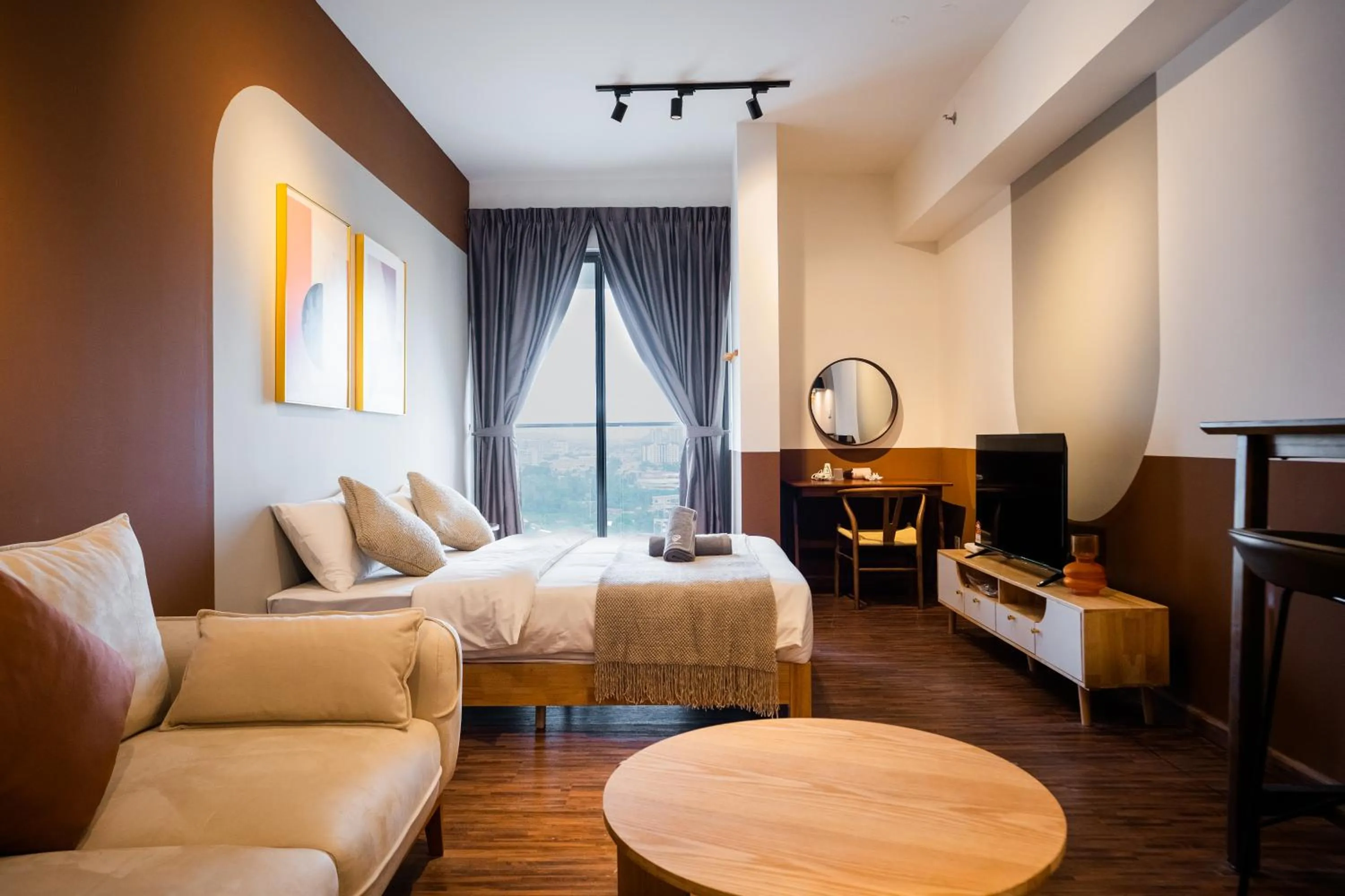 TV and multimedia, Bed in K Avenue by Pinstay