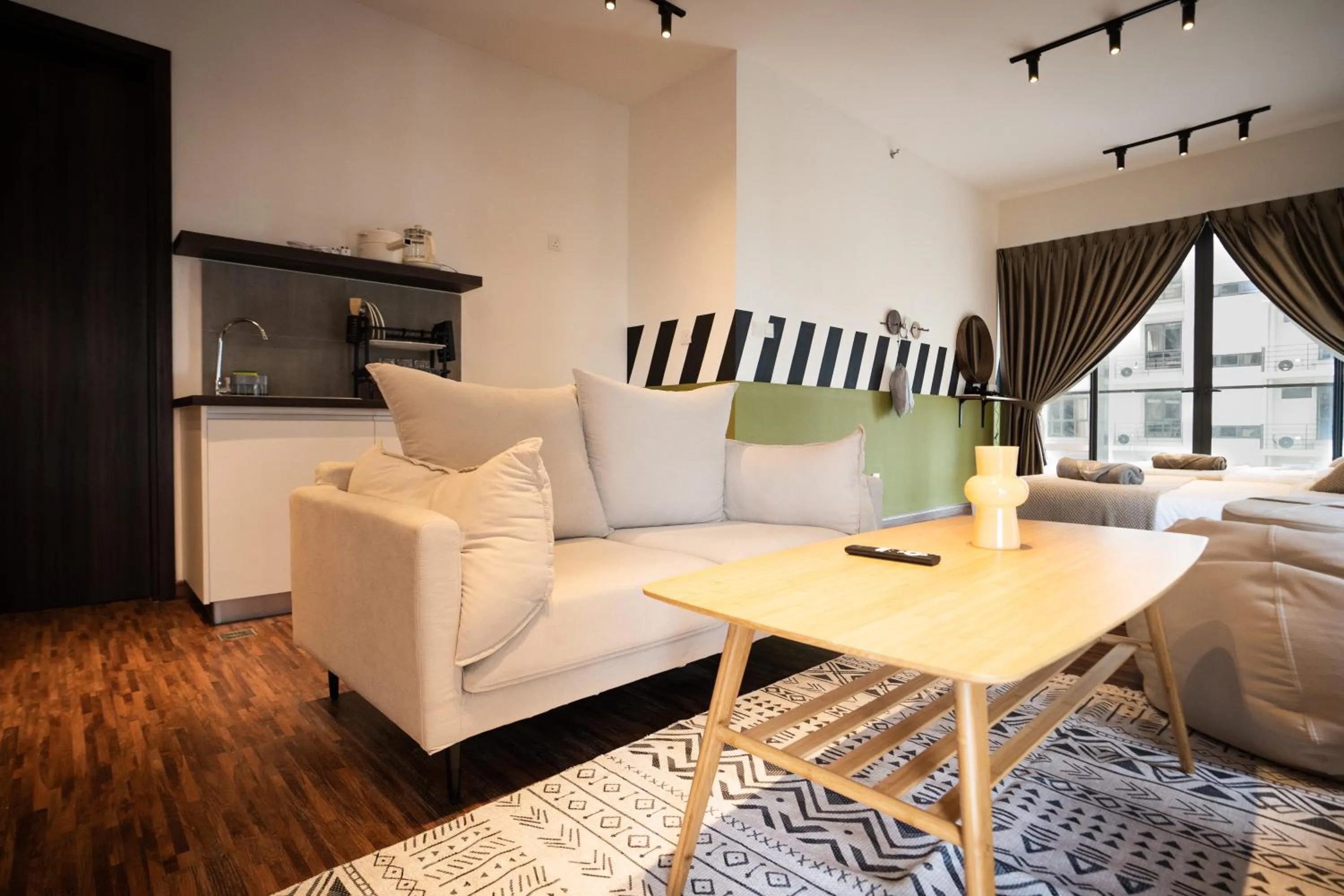 Seating area in K Avenue by Pinstay