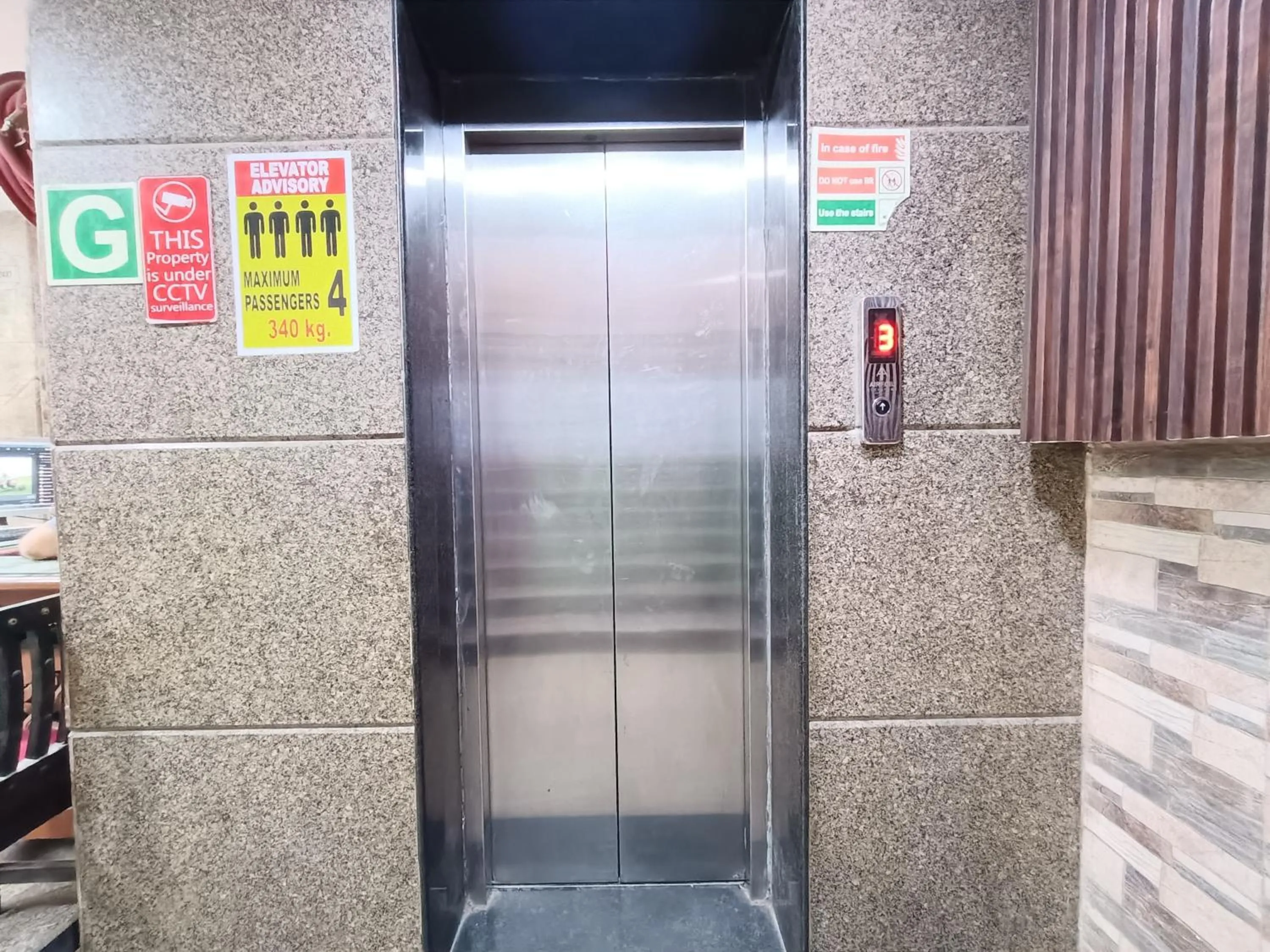 elevator in Hotel Heritage Home