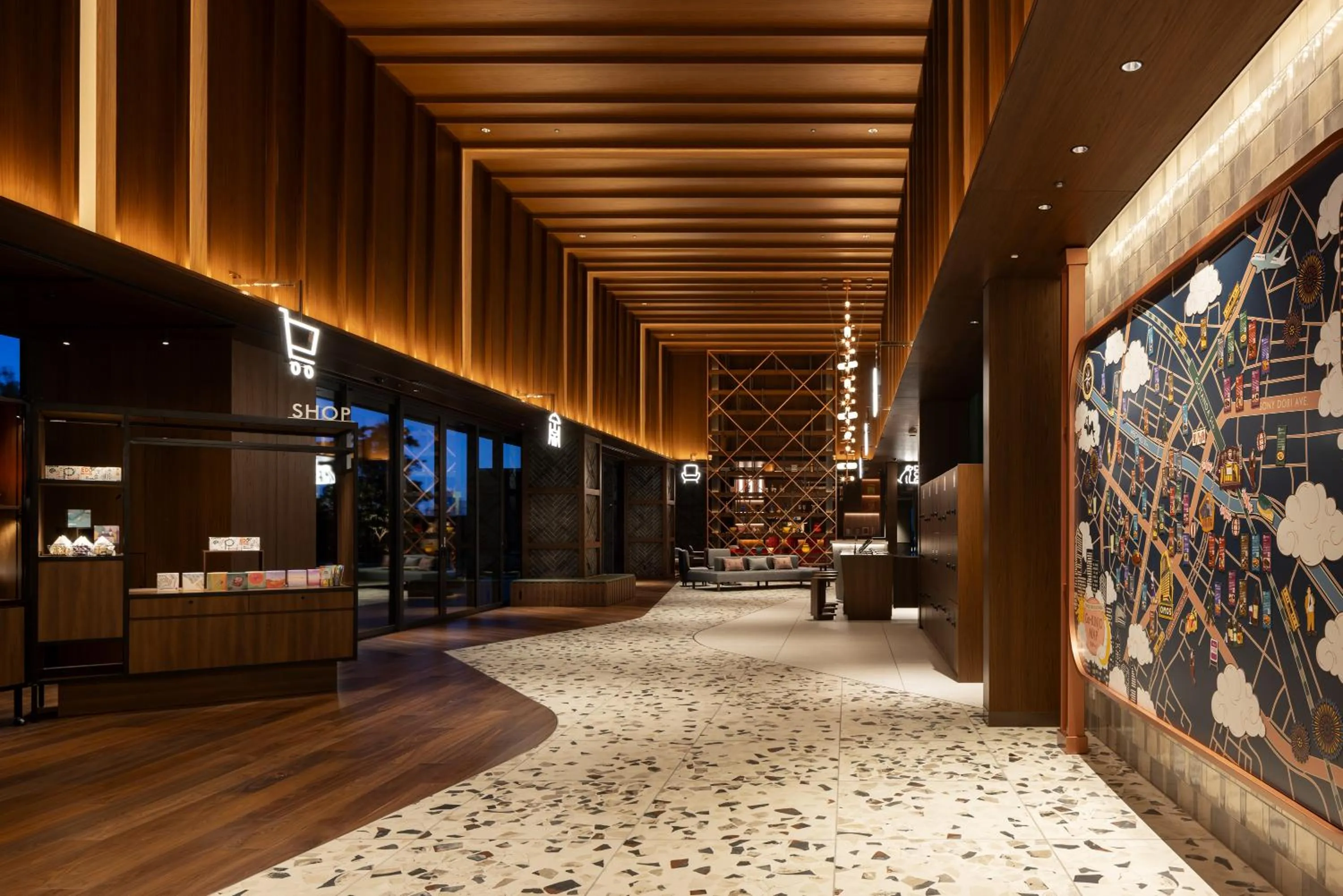 Lobby or reception in OMO5 Tokyo Gotanda by Hoshino Resorts