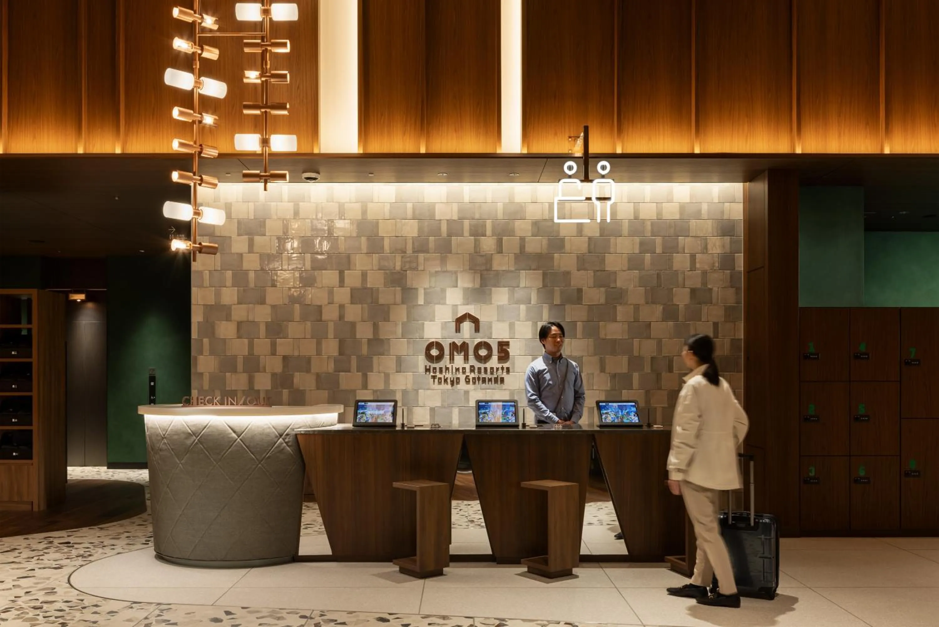 Lobby or reception in OMO5 Tokyo Gotanda by Hoshino Resorts