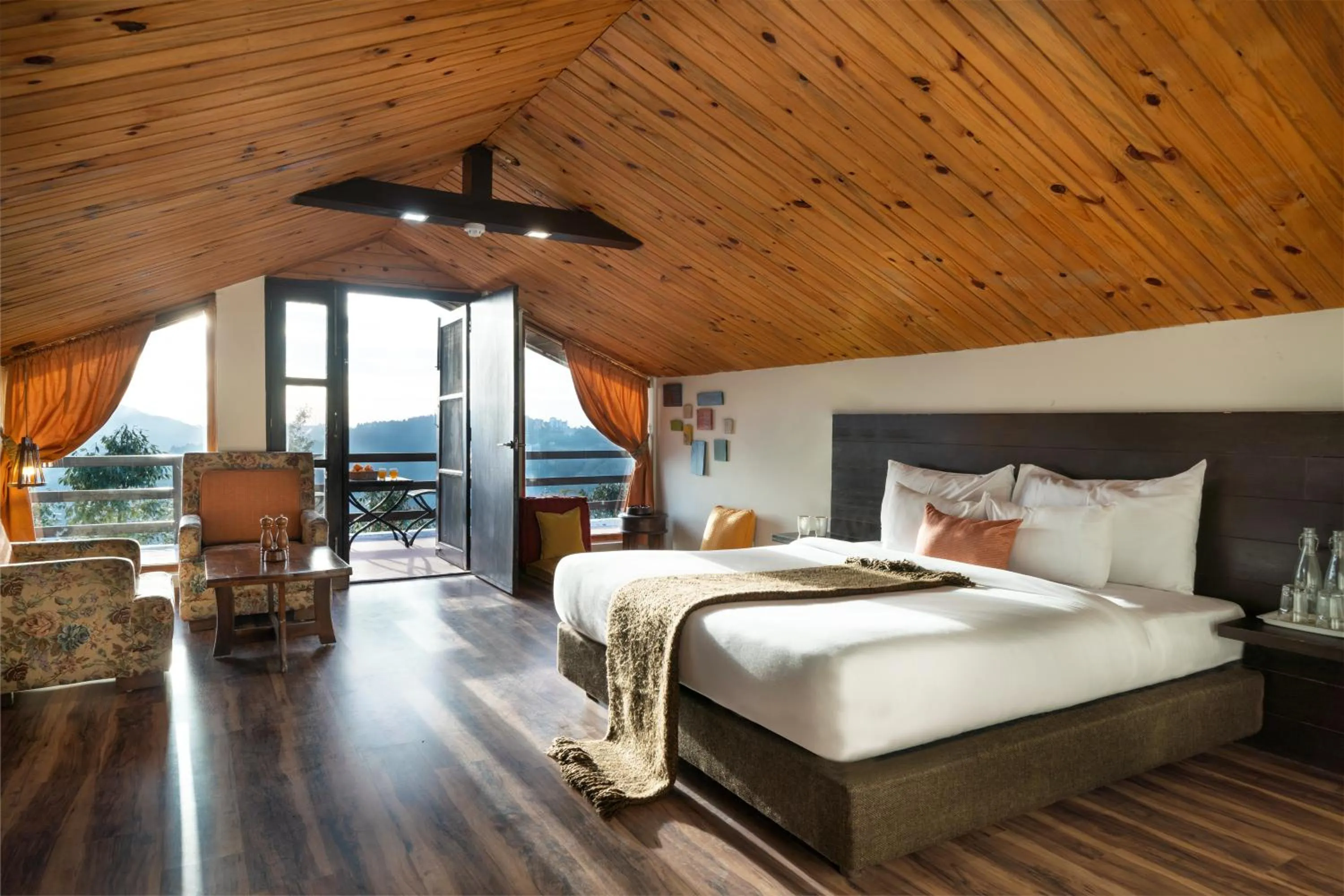 Bedroom in Woodsmoke Retreat