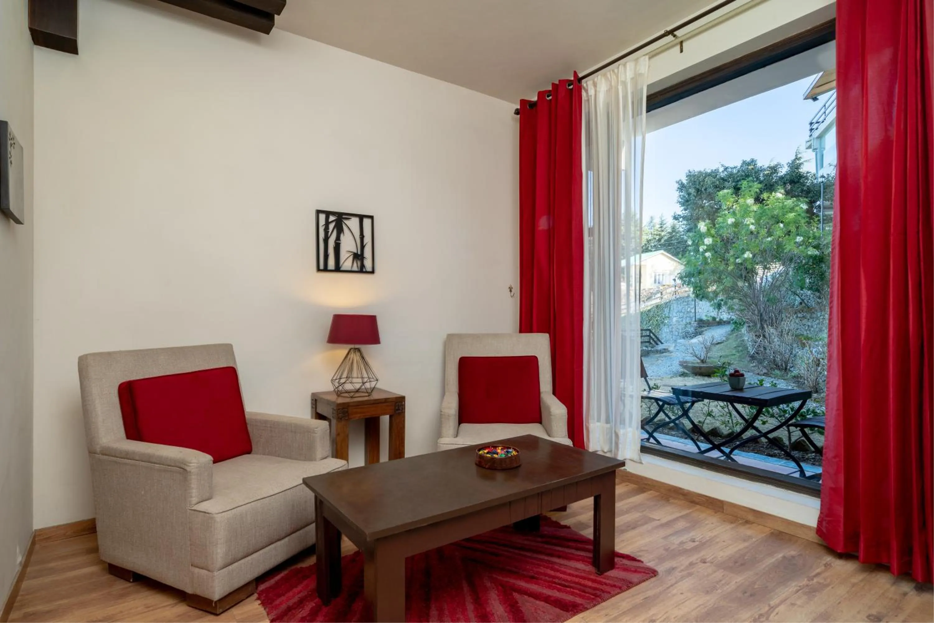 Bedroom in Woodsmoke Retreat