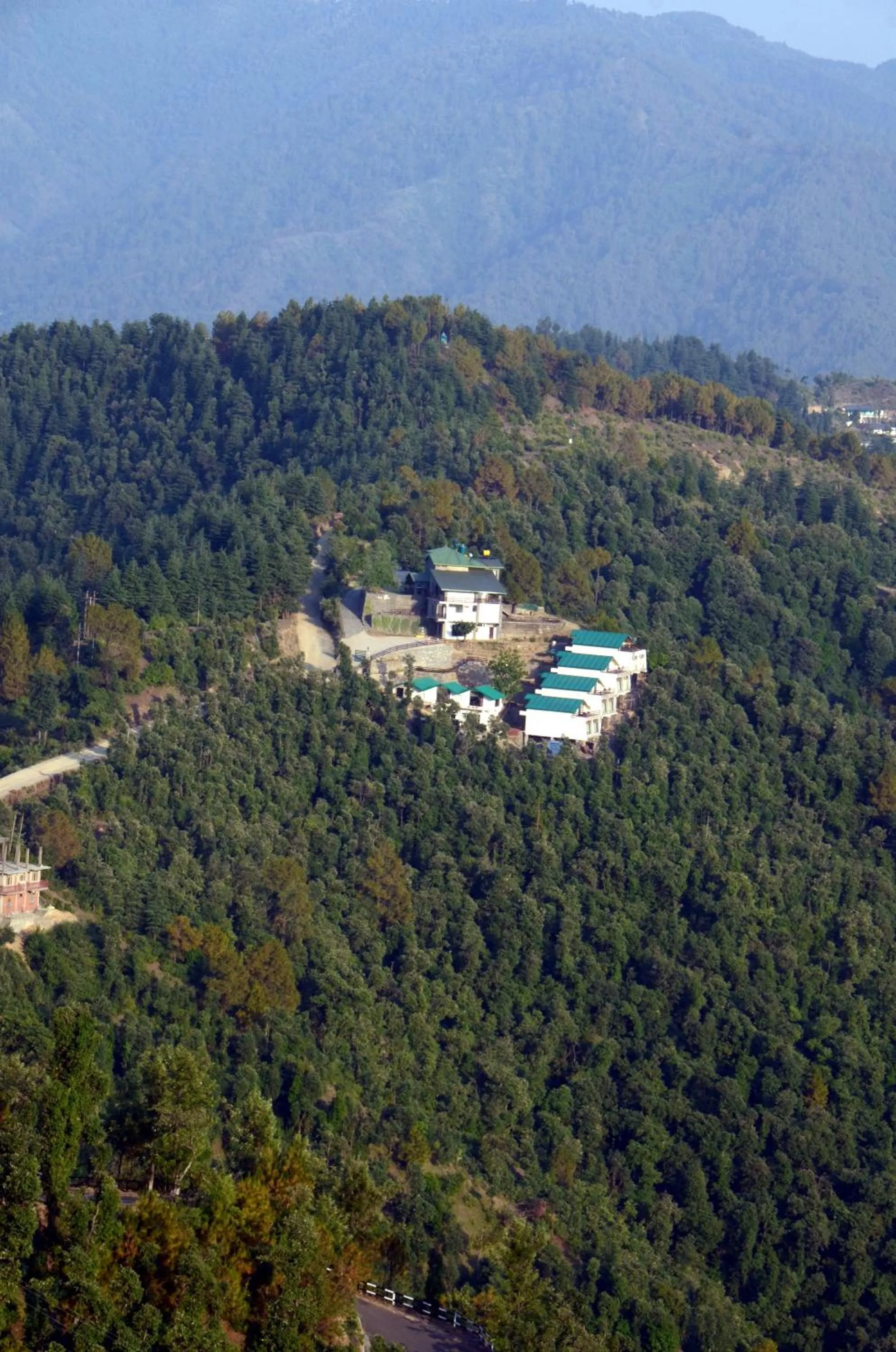 Bird's eye view in Woodsmoke Retreat