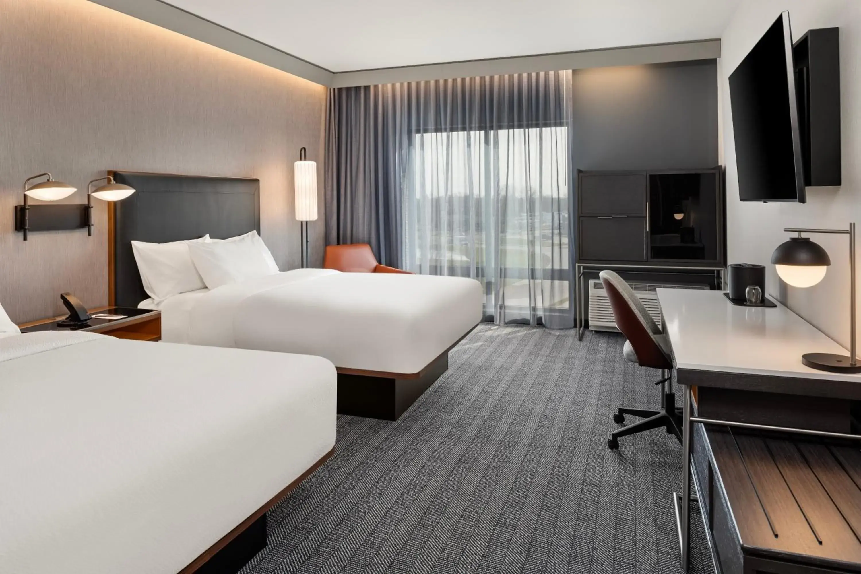 Queen Room with Two Queen Beds - Hearing Accessible in Courtyard by Marriott Bettendorf Queen Room with Two Queen Beds - Hearing Accessible in Courtyard by Marriott Bettendorf