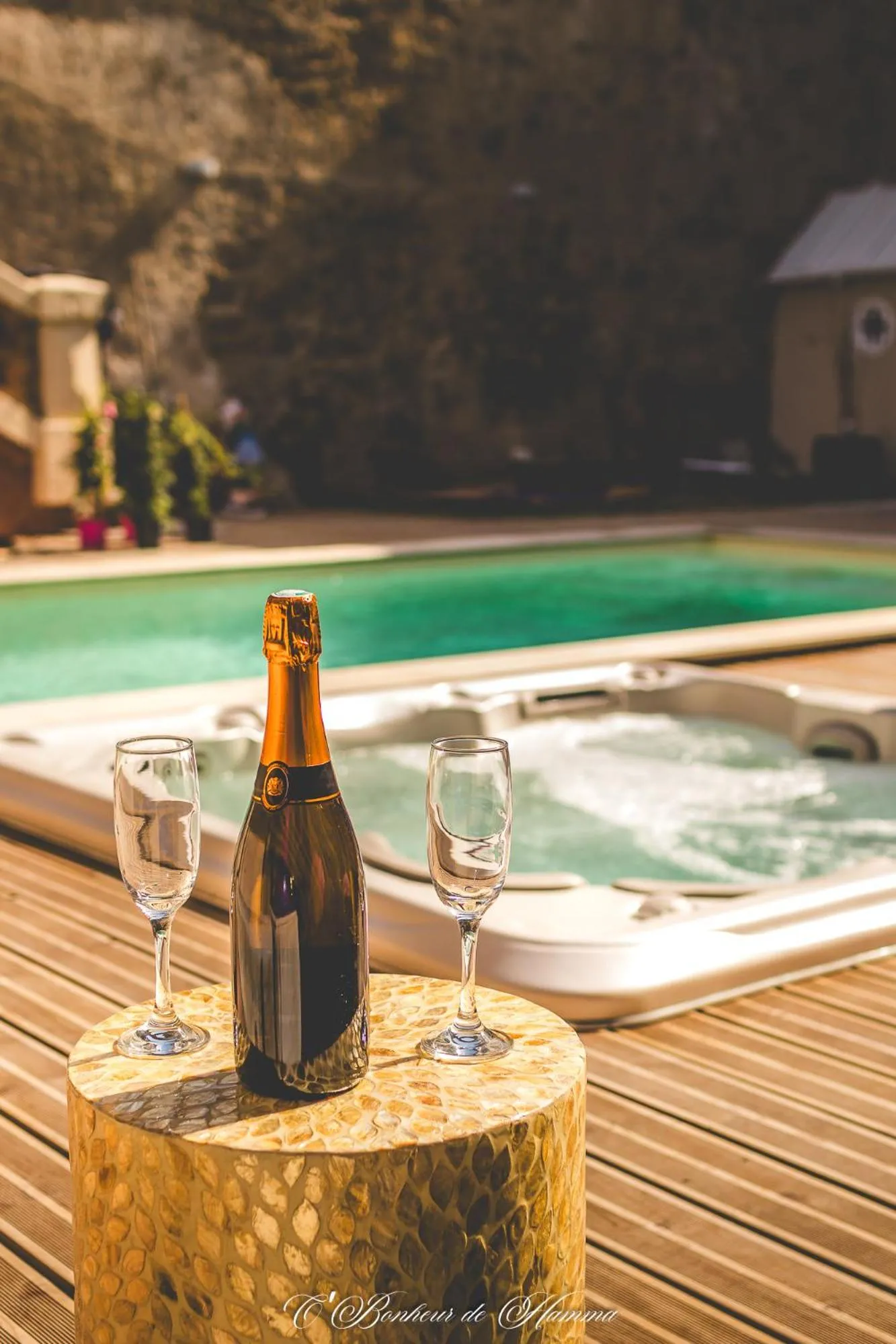 Swimming pool in O'Bonheur de Hamma
