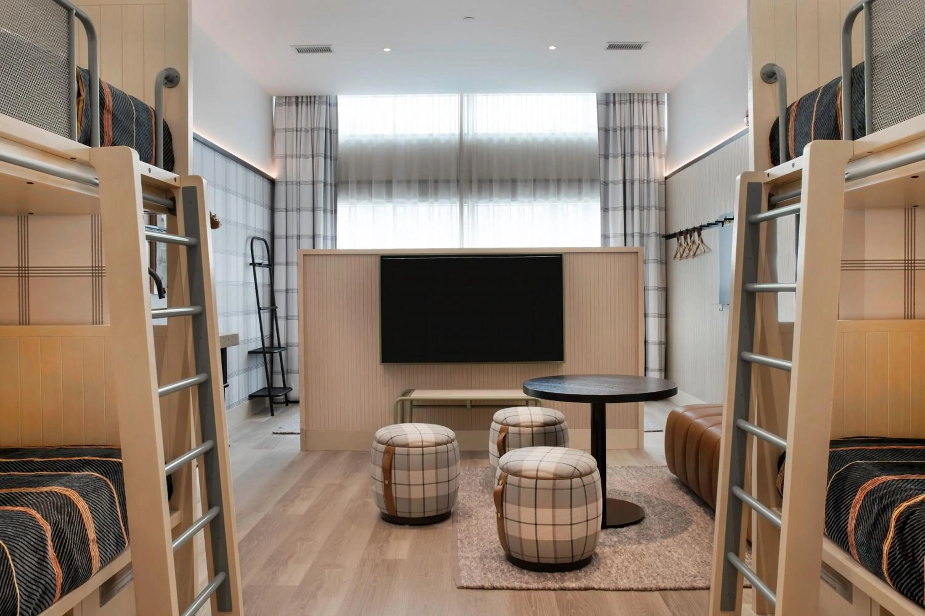 Living room in Moxy Banff