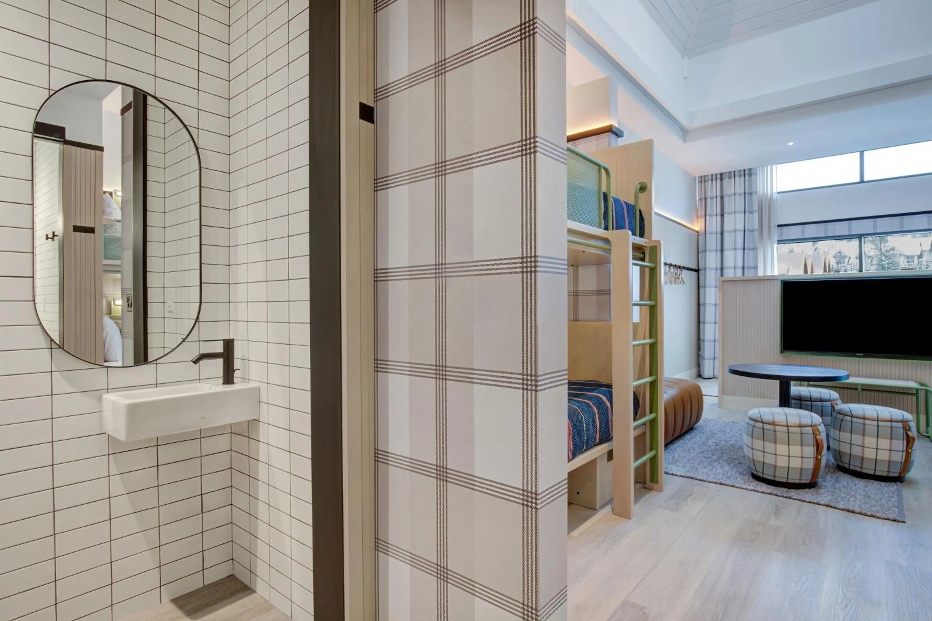 Bathroom in Moxy Banff