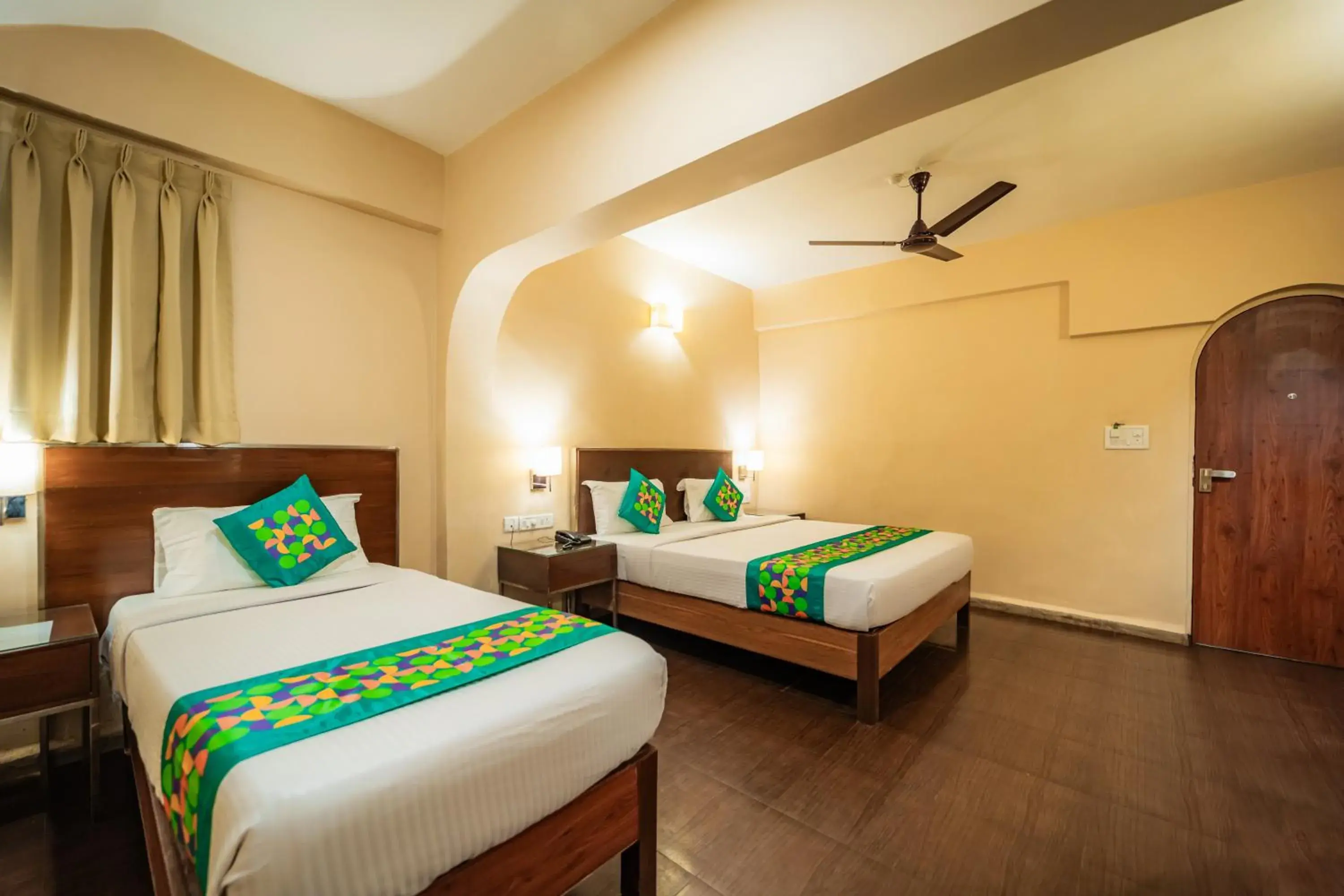 Bedroom, Bed in Treebo Sunshine Beach Resort with Swimming Pool Bedroom, Bed in Treebo Sunshine Beach Resort with Swimming Pool