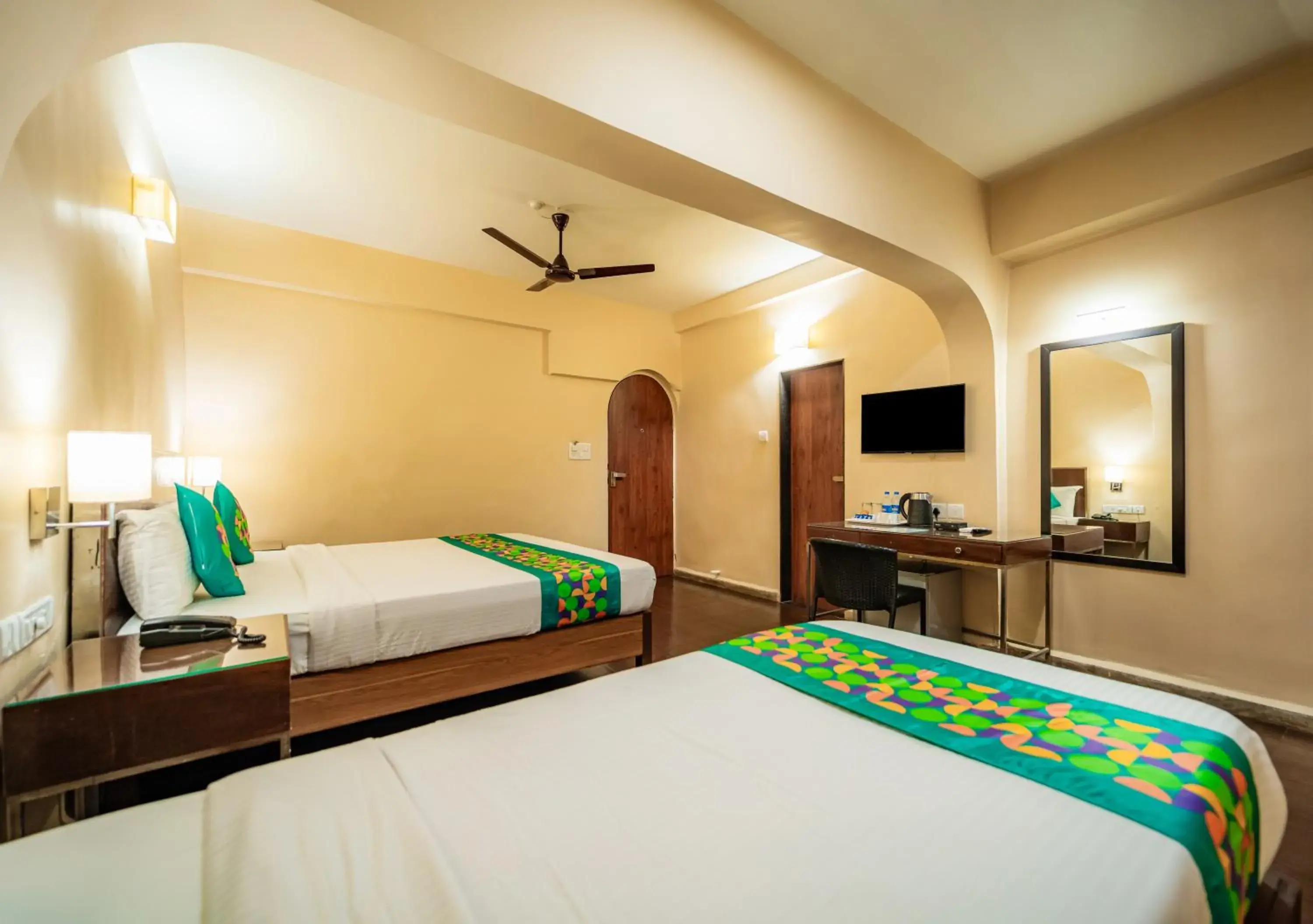 Bedroom, Bed in Treebo Sunshine Beach Resort with Swimming Pool Bedroom, Bed in Treebo Sunshine Beach Resort with Swimming Pool