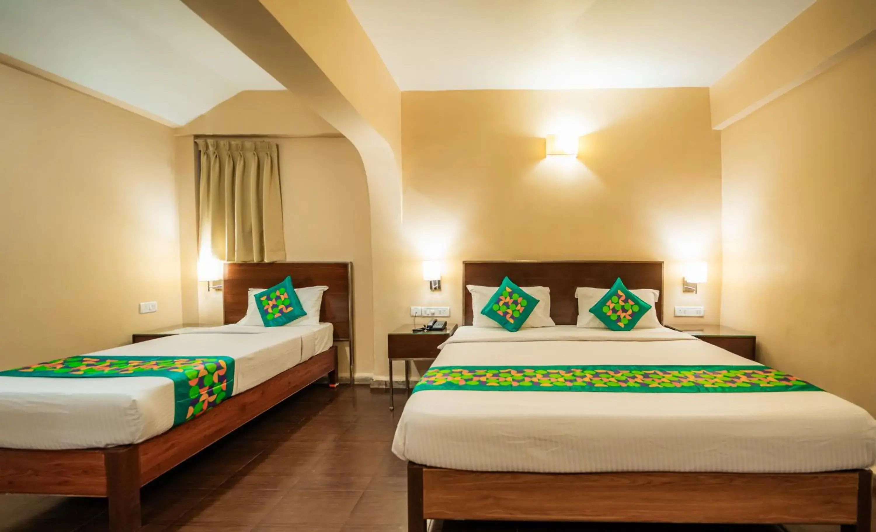 Bedroom, Bed in Treebo Sunshine Beach Resort with Swimming Pool Bedroom, Bed in Treebo Sunshine Beach Resort with Swimming Pool