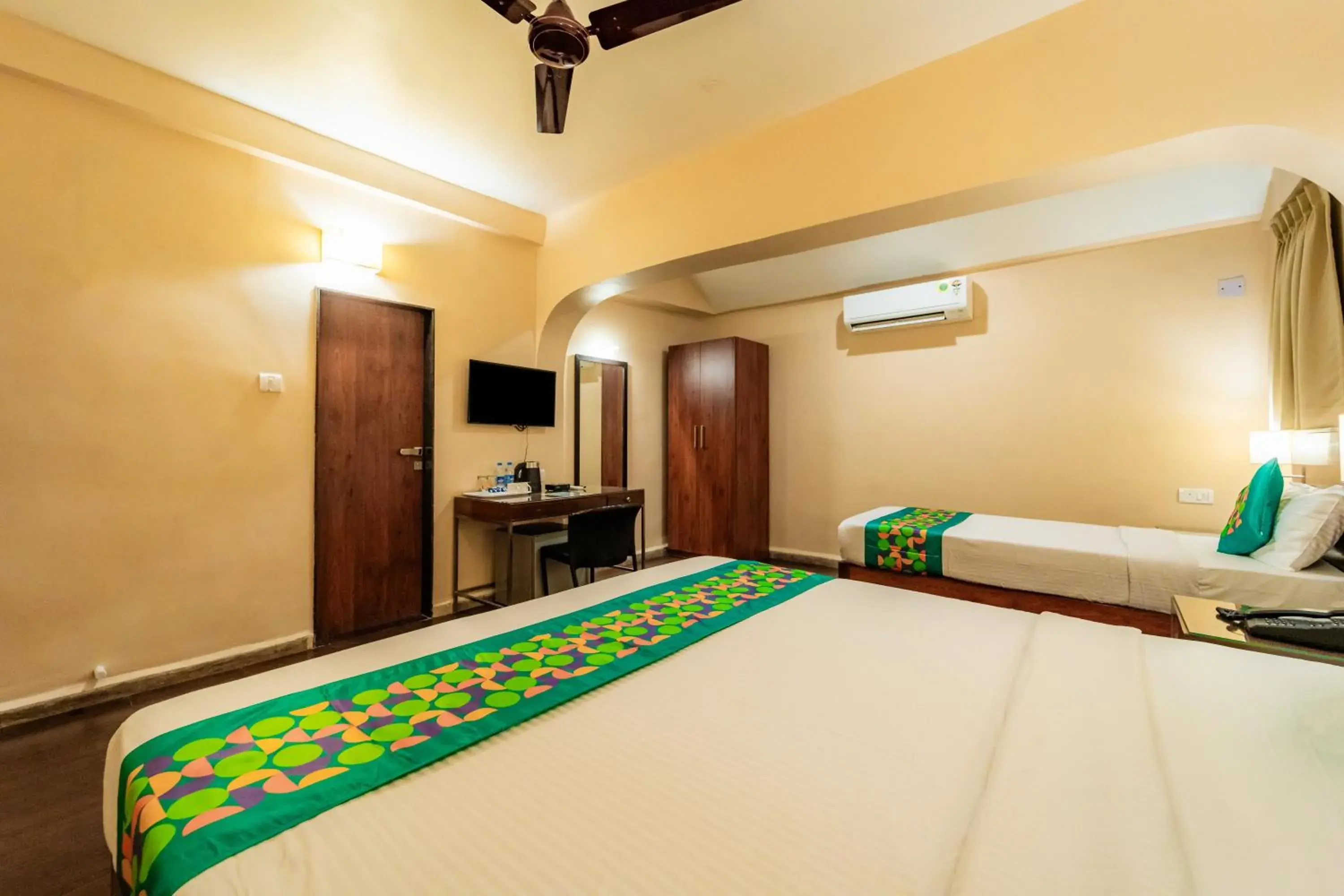 Bedroom, Bed in Treebo Sunshine Beach Resort with Swimming Pool Bedroom, Bed in Treebo Sunshine Beach Resort with Swimming Pool