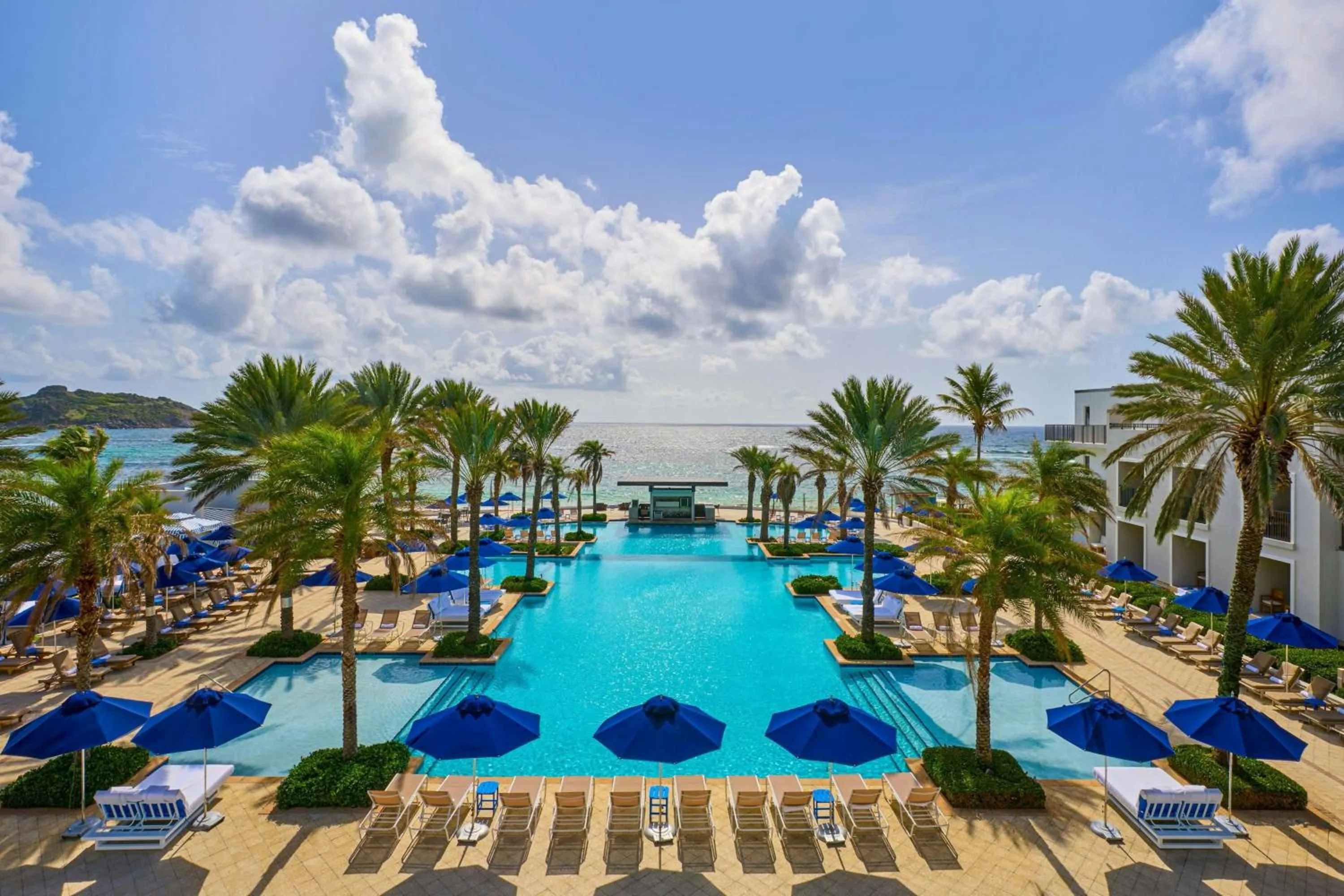 Swimming pool in JW Marriott St Maarten Beach Resort & Spa
