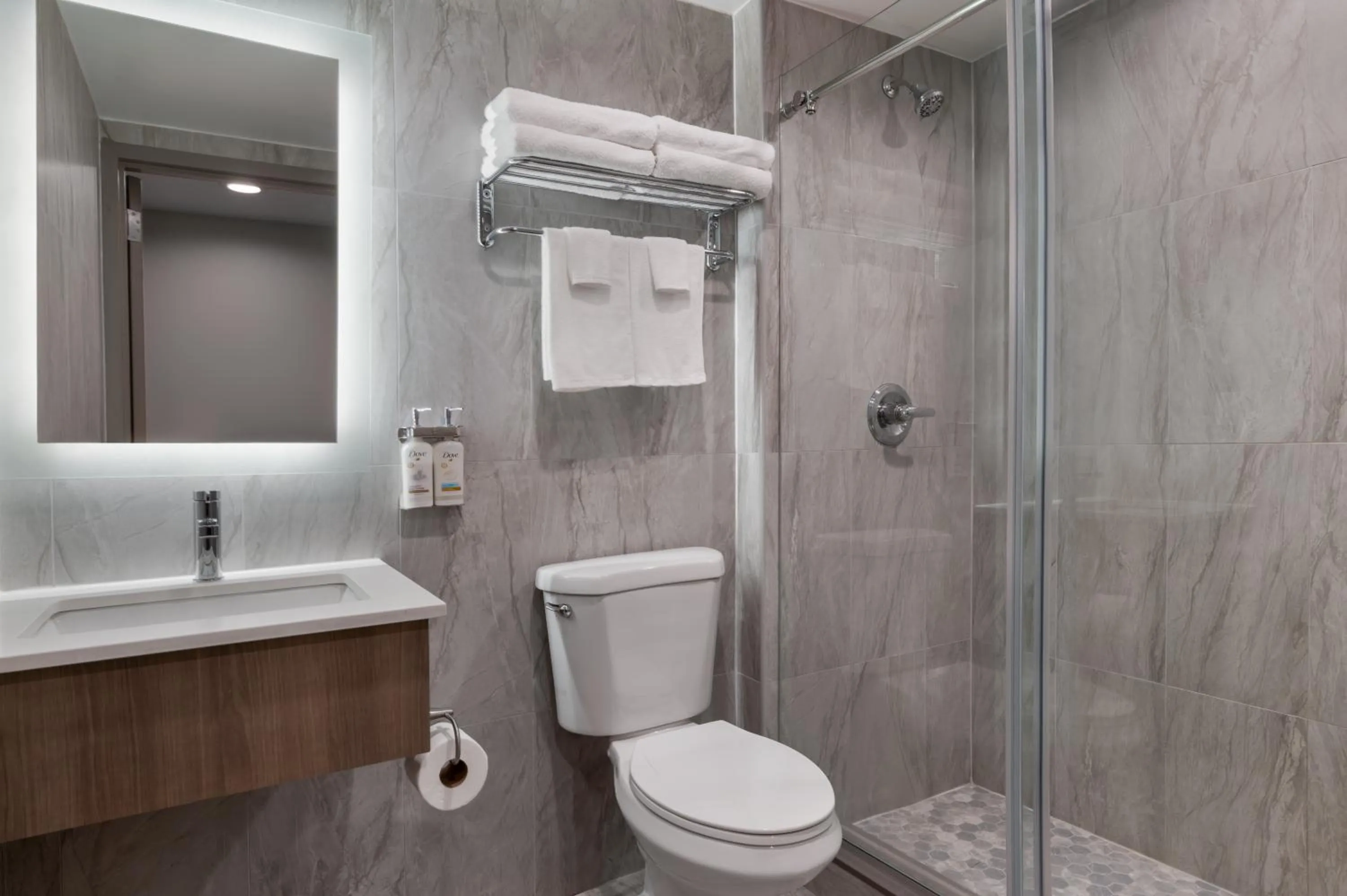 Bathroom in Holiday Inn Express & Suites Bronx - Zoo Area by IHG