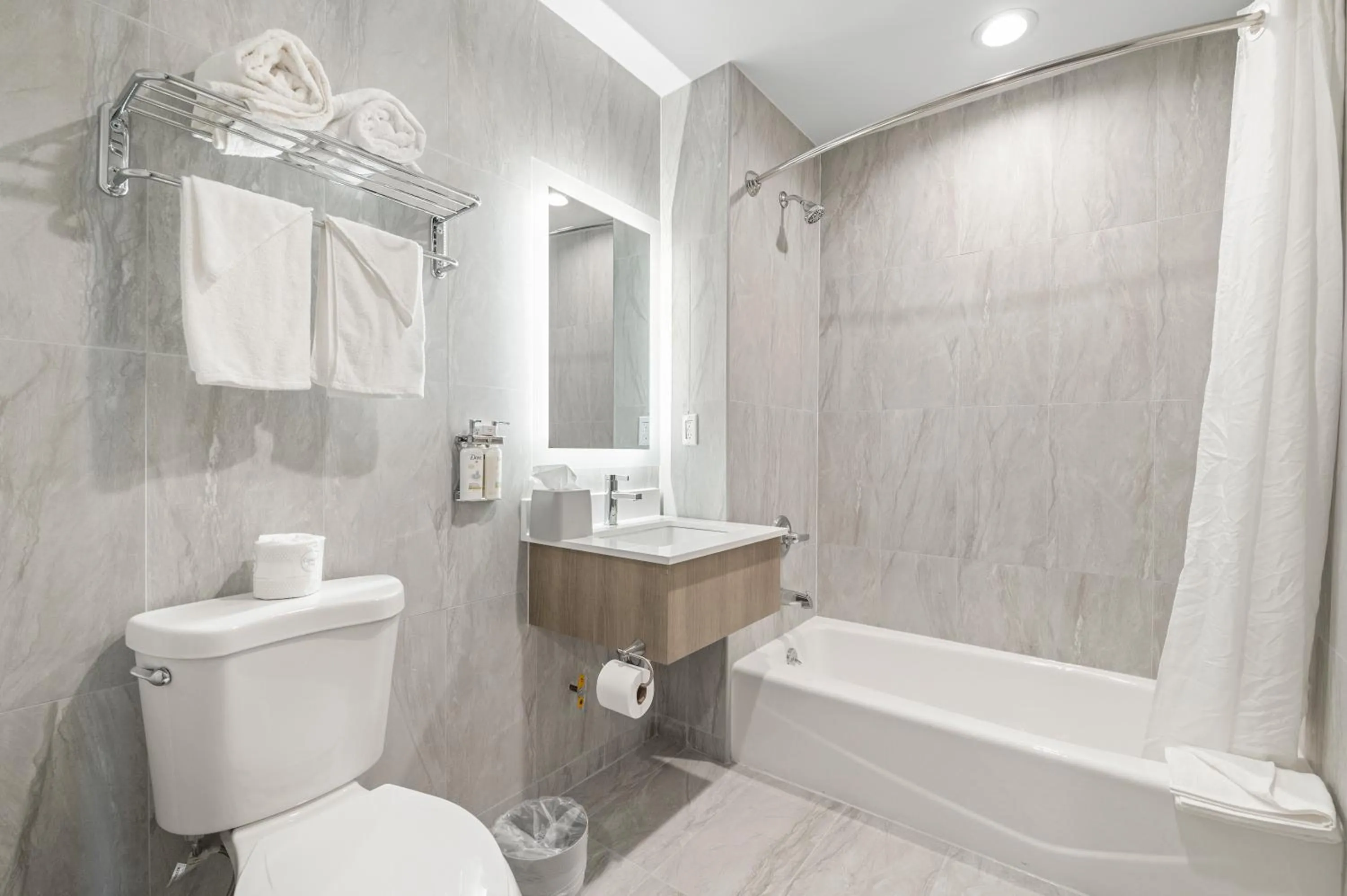 Bathroom in Holiday Inn Express & Suites Bronx - Zoo Area by IHG