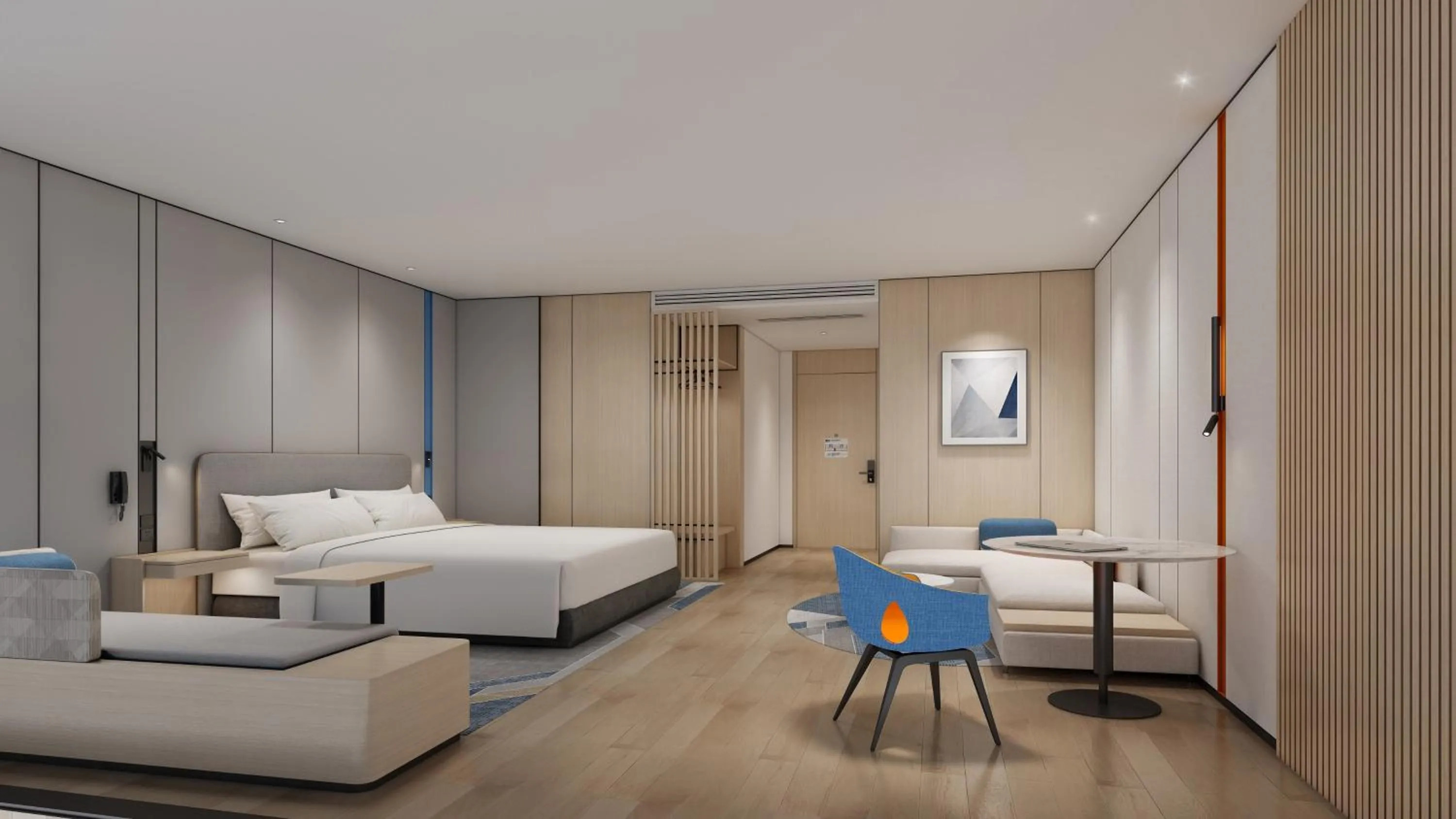 Bedroom in Holiday Inn Express Guiyang Airport, an IHG Hotel